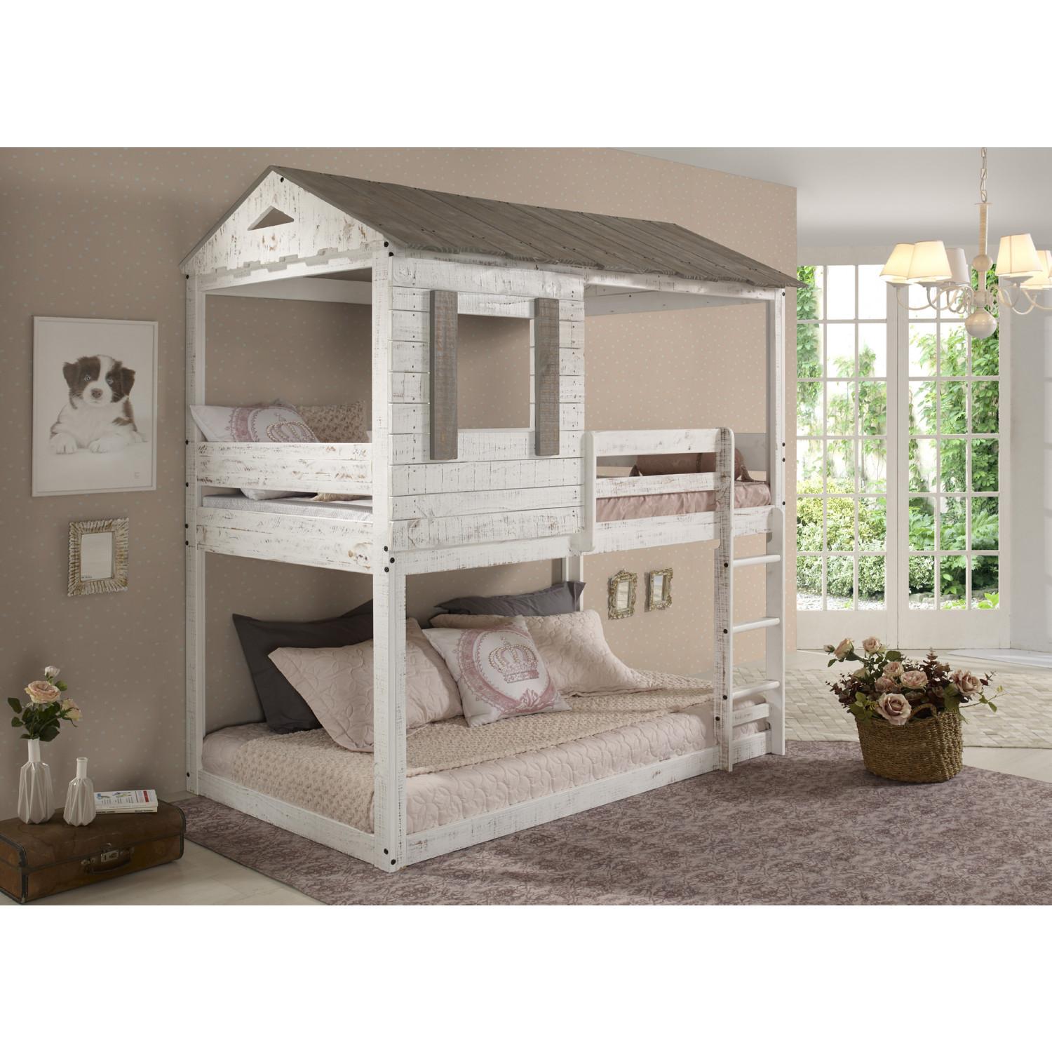 

    
Acme Furniture Darlene Twin/Twin Bunk Bed White 38135
