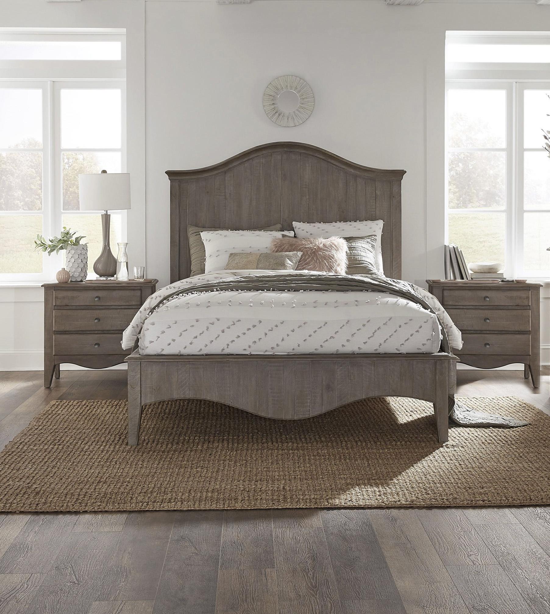 

    
Cottage Style Camel Platform Queen Bedroom Set 3Pcs ELLA by Modus Furniture
