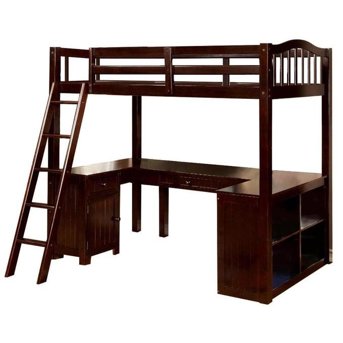 

    
Furniture of America DUTTON CM-BK265EX Bunk Bed Dark Walnut CM-BK265EX-BED
