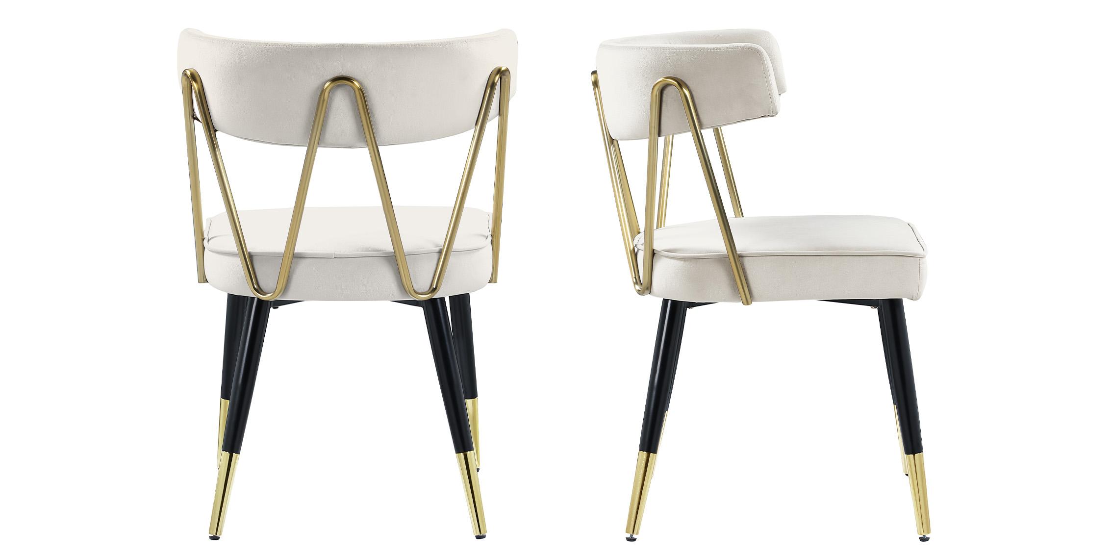 

    
Meridian Furniture RHEINGOLD 854Cream-C Dining Chair Set Cream/Gold 854Cream-C
