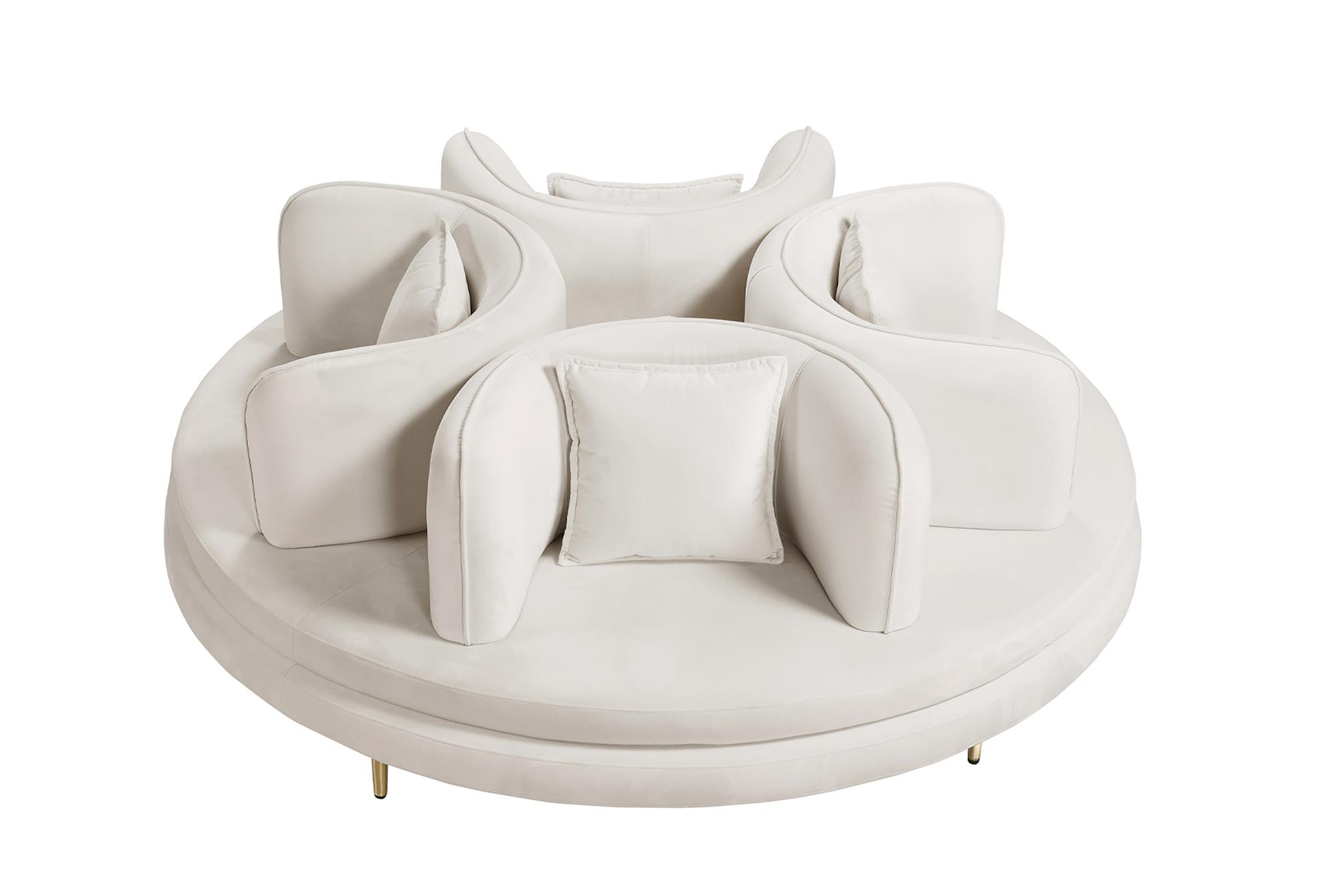 

    
Meridian Furniture CIRCLET 627Cream Round Sofa Settee Cream 627Cream
