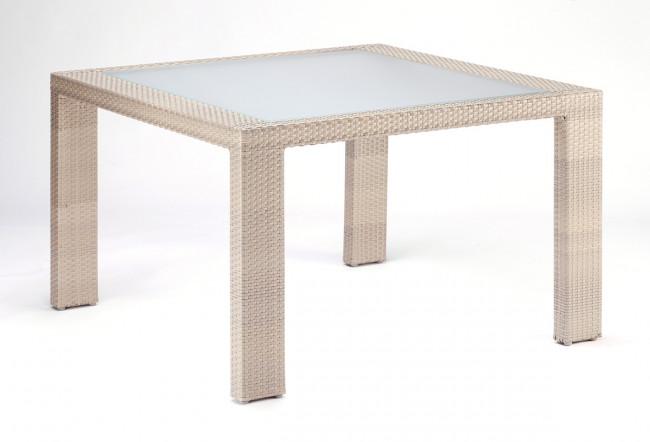Contemporary Outdoor Dining Table Cubix 902-1349-KBU-ST in Beige 