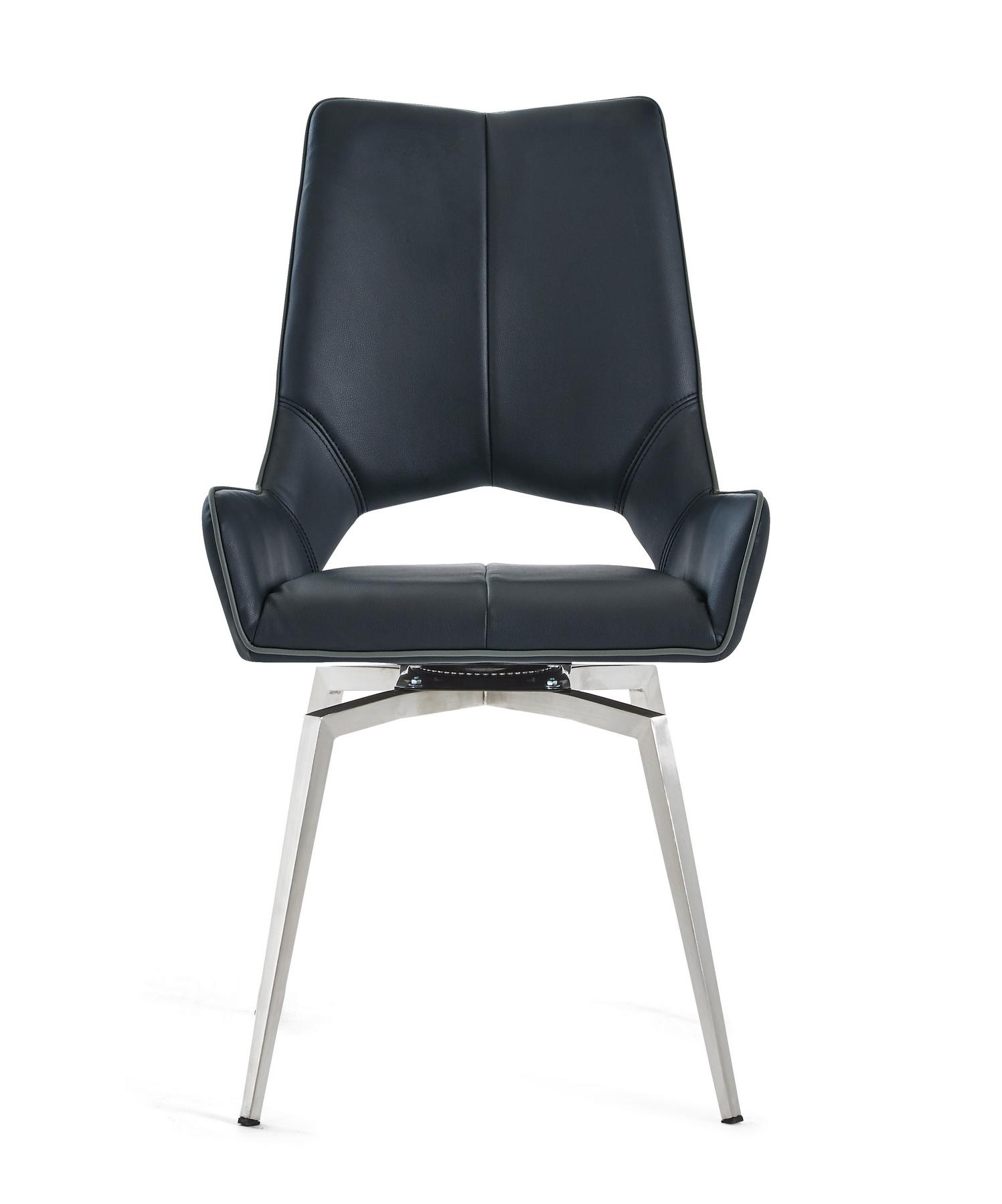 

    
D4878NDC- BL Bucket Style Seats Black PU Dining Chair Set 2Pcs Global USA
