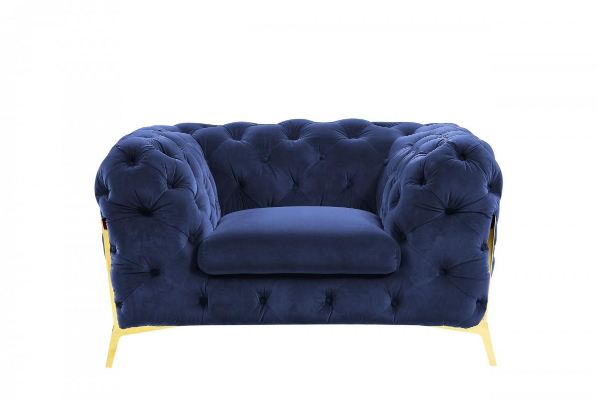 

                    
VIG Furniture 73694 Arm Chair Set Dark Blue Velour Purchase 
