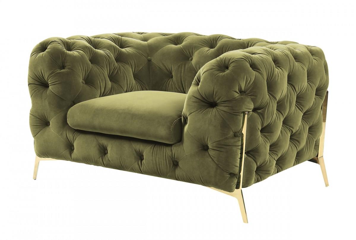 

                    
Buy Deluxe Green Velvet Tufted Sofa Set 3 VIG Divani Casa Sheila Contemporary Modern
