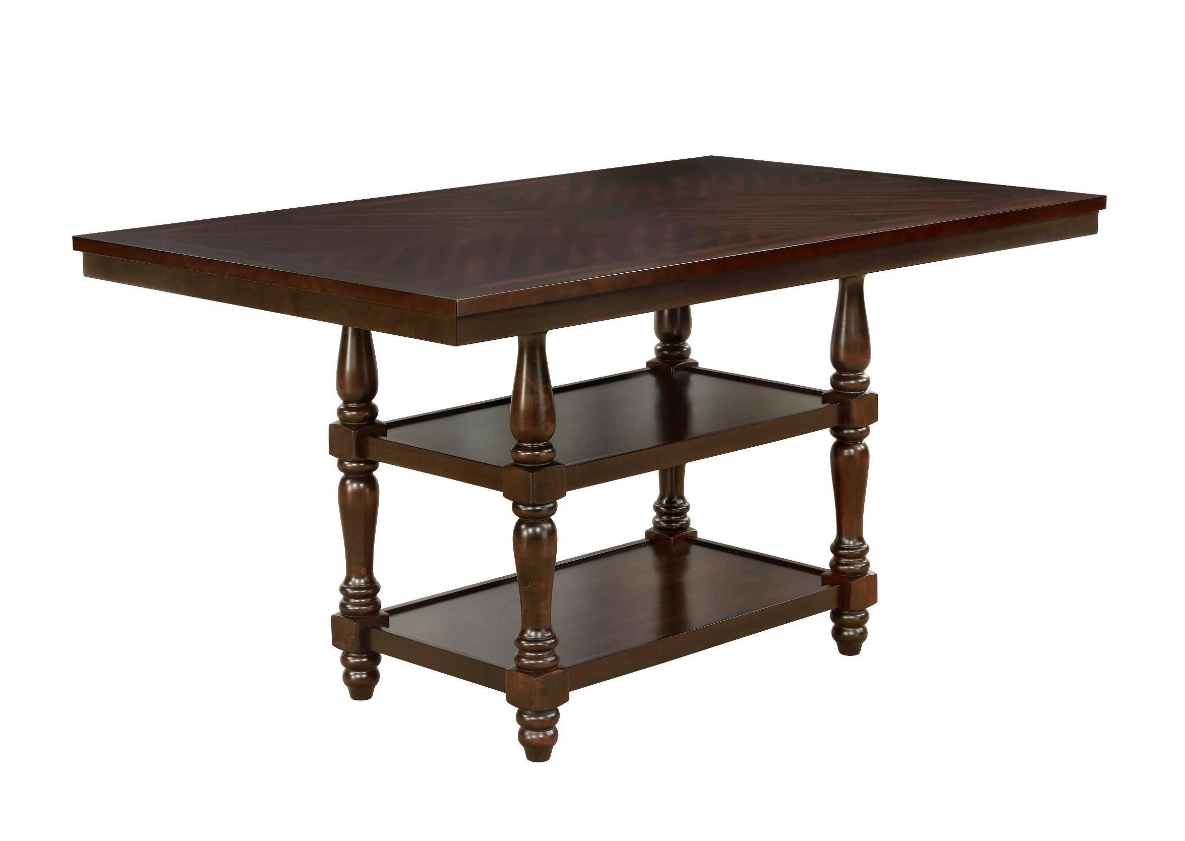 Contemporary, Traditional Counter Height Table Langley 2766T-4266 in Taupe 