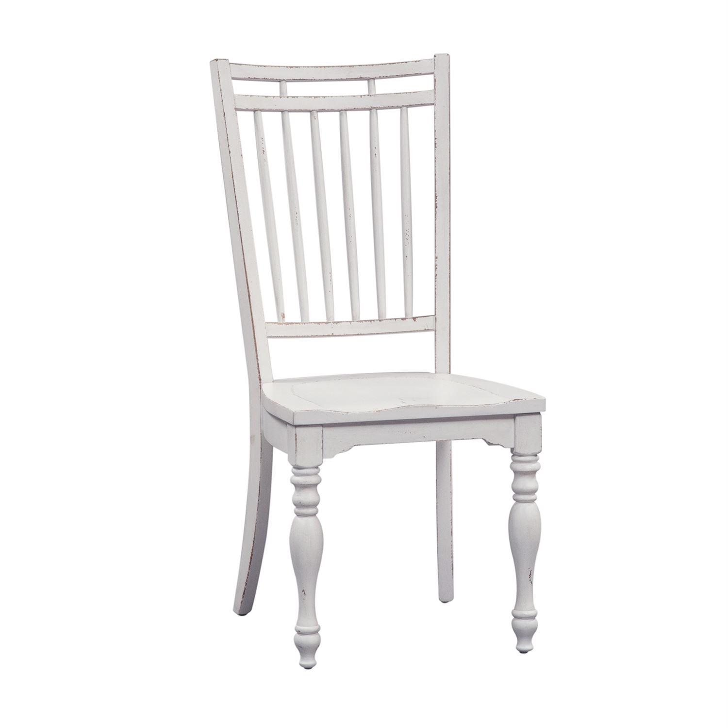 European Traditional Dining Chair Set Magnolia Manor  (244-CD) Dining Side Chair 244-C4000S-Set-2 in White 