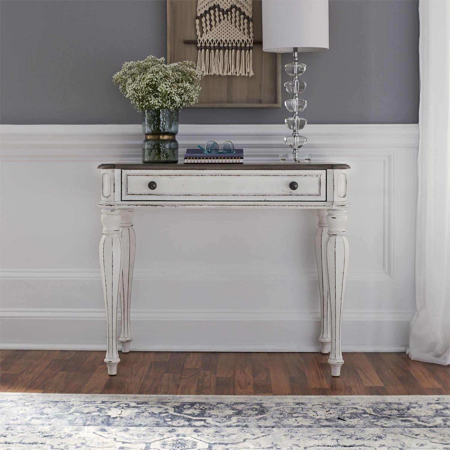 Traditional Vanity desk Magnolia Manor  (244-AT) Vanity 244-AT3630 in White 