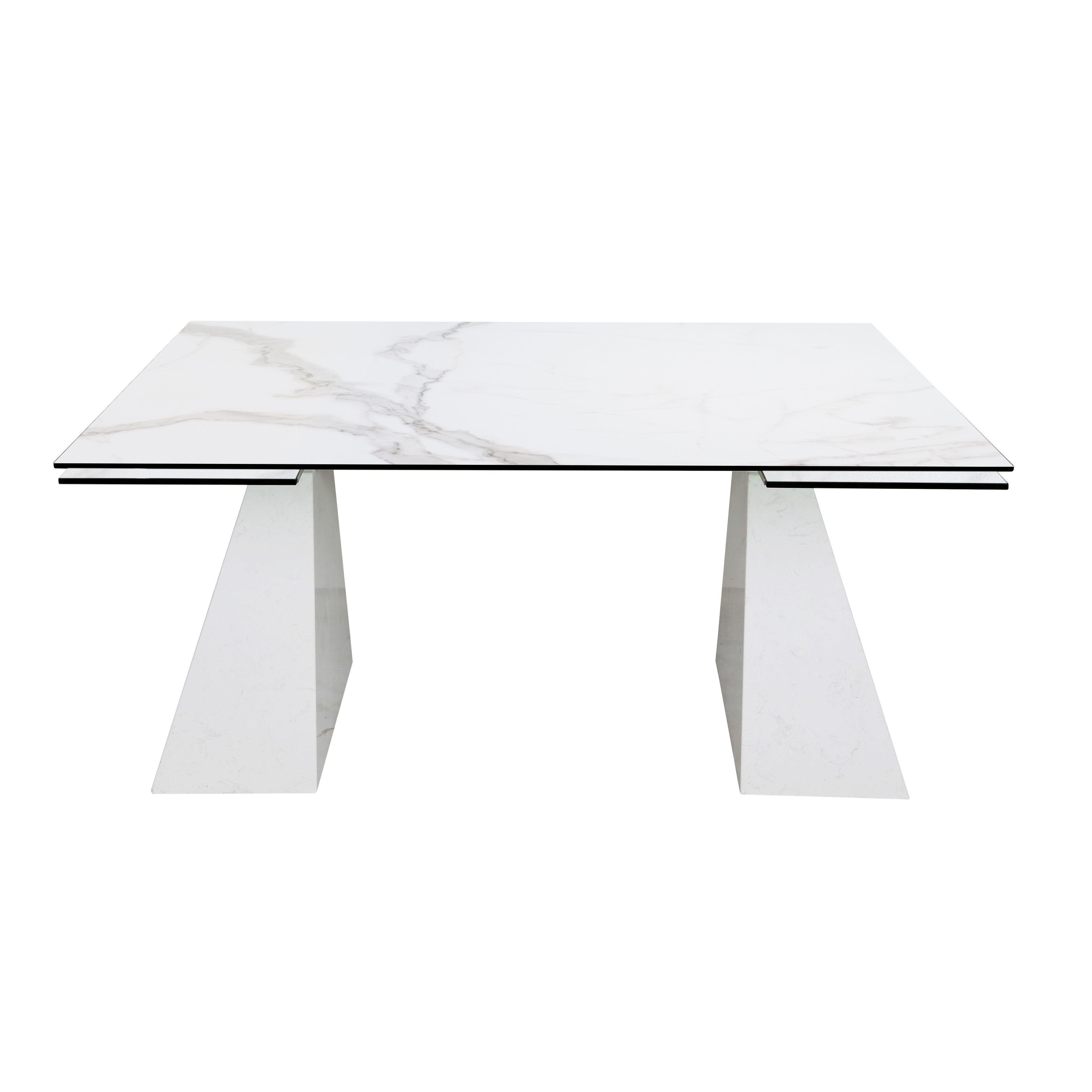 

    
VIG Furniture Latrobe Dining Table Quartz VGYFDT8765-5C-WHT-DT-7pcs
