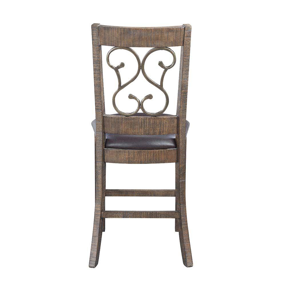 

                    
Acme Furniture Raphaela Counter Height Chair Oak  Purchase 
