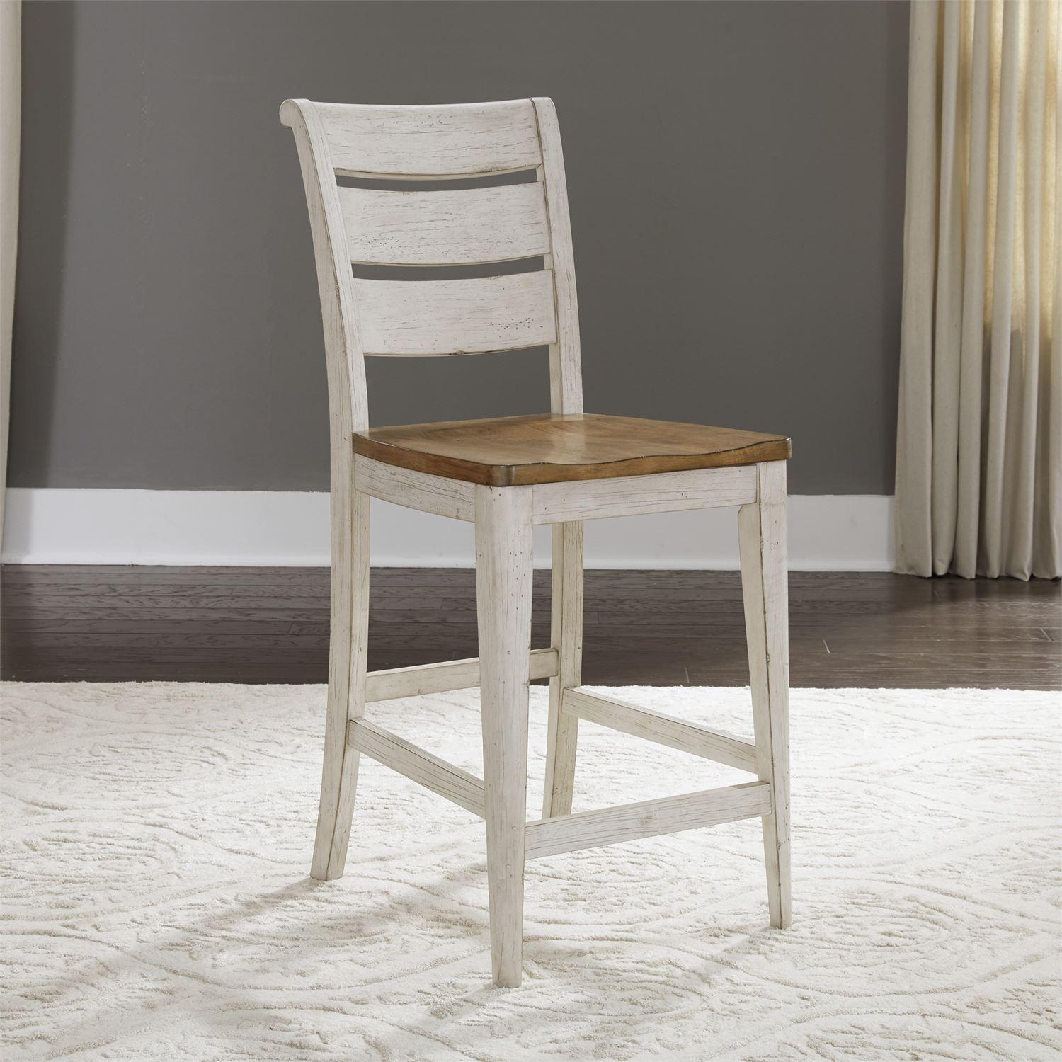 

                    
Liberty Furniture Farmhouse Reimagined  (652-DR) Dining Room Set Counter Dining Set White  Purchase 
