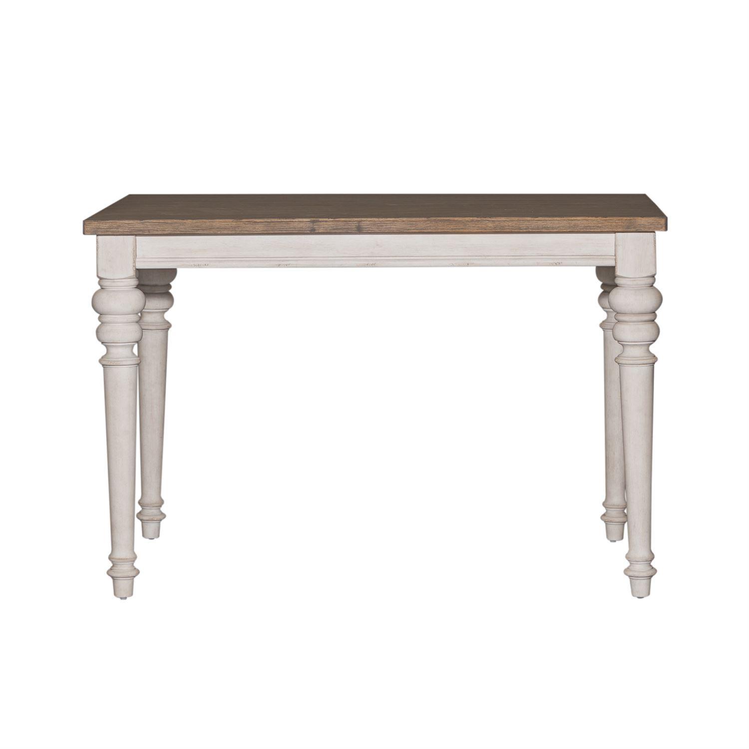 

    
Farmhouse White Wood Dining Table 824-GT3654 Liberty Furniture
