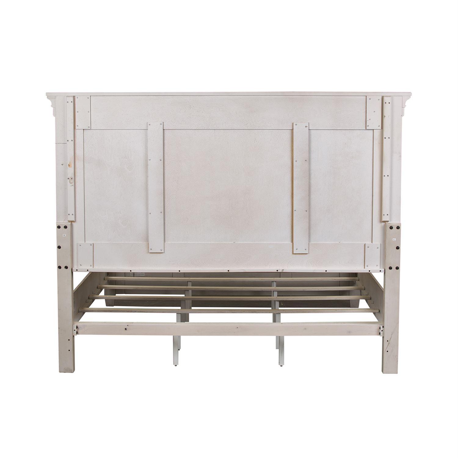 

    
824-BR-QPB Antique White Finish Queen Panel Bed Heartland 824-BR-QPB Liberty Furniture
