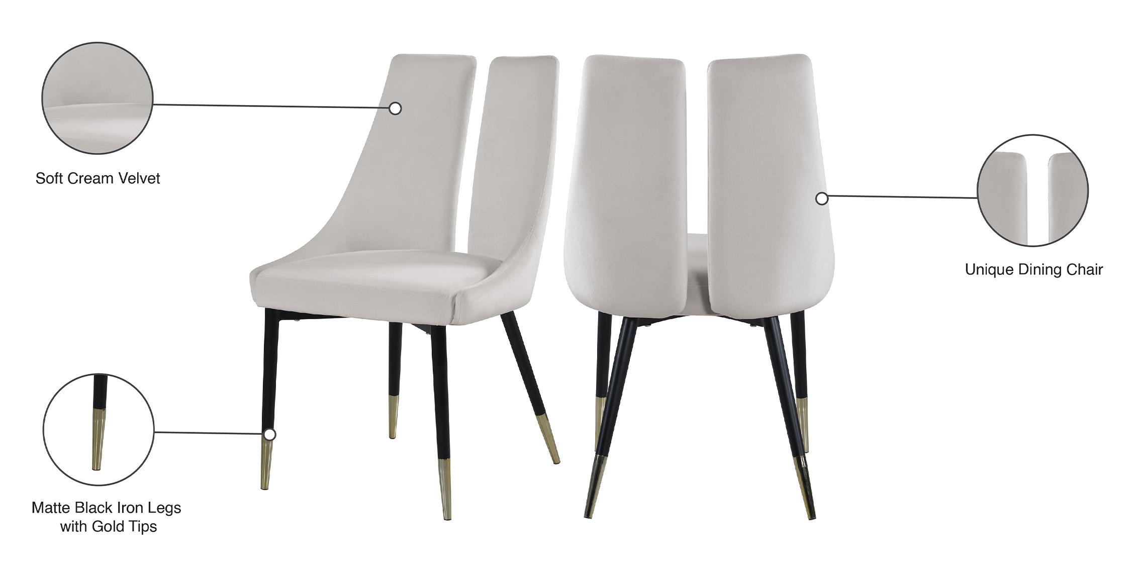 

    
944Cream-C Meridian Furniture Dining Chair Set
