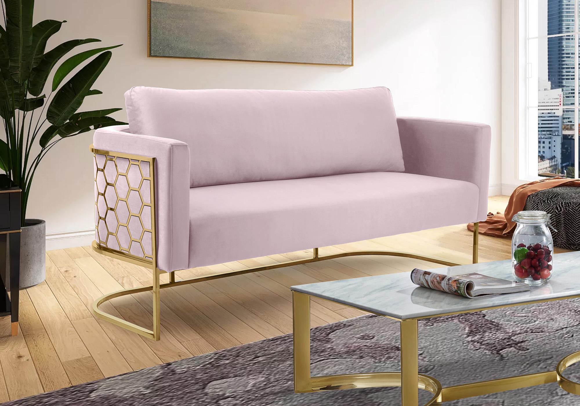 

    
692Pink-S Meridian Furniture Sofa
