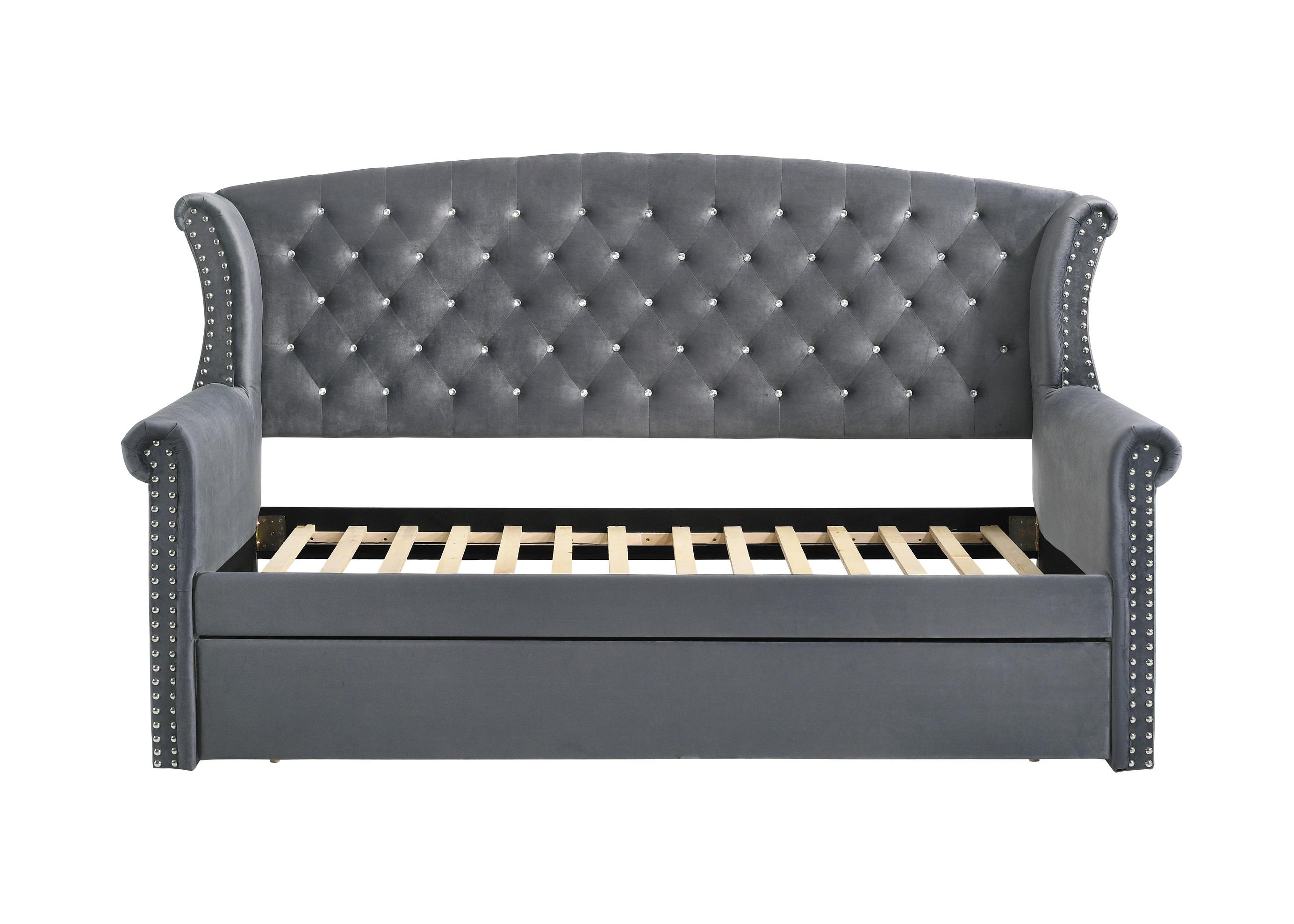 

    
Coaster 300641 Scarlett Daybed w/Trundle Gray 300641
