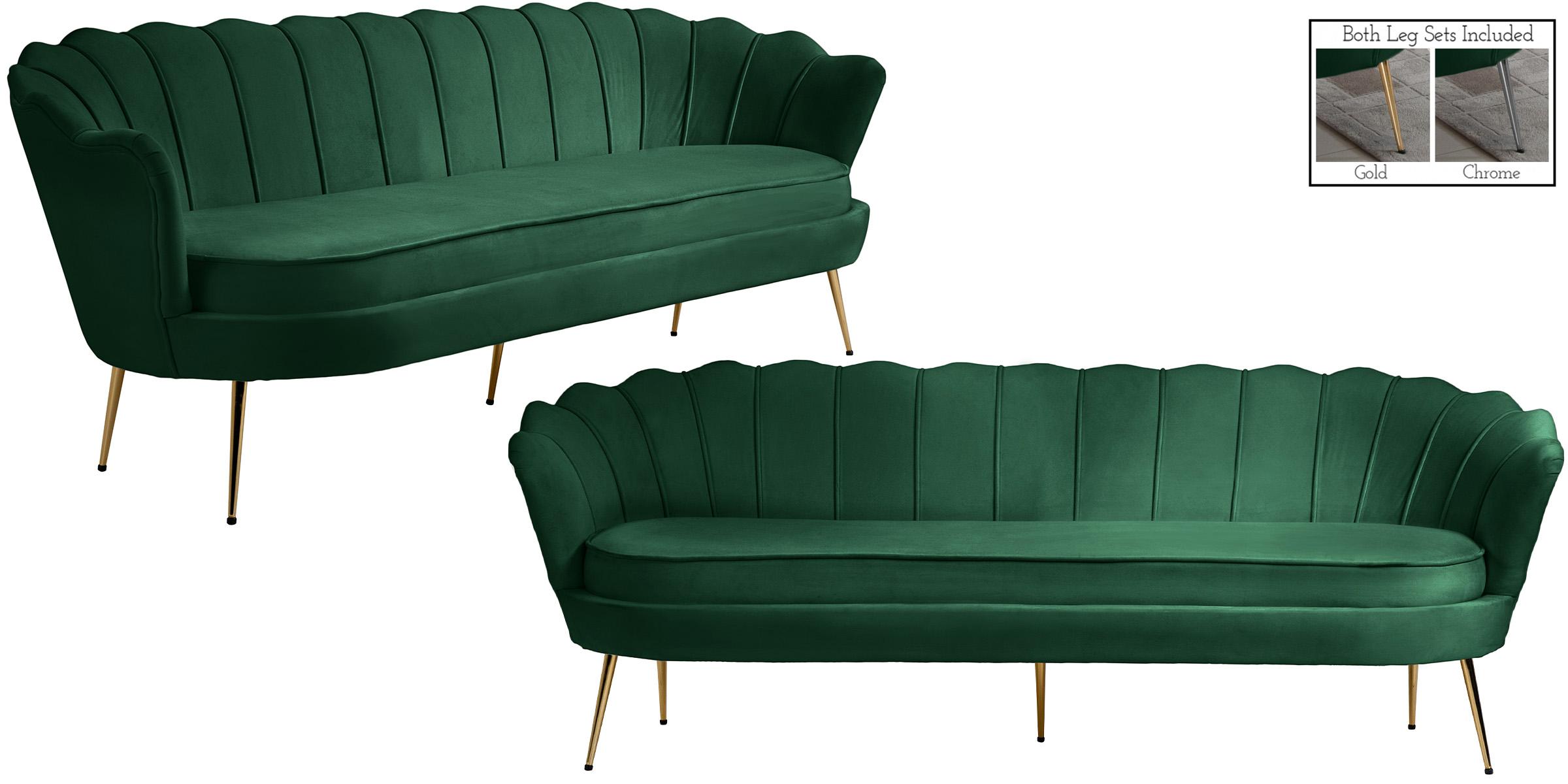 

        
Meridian Furniture GARDENIA 684Green Sofa Green Velvet 094308257266
