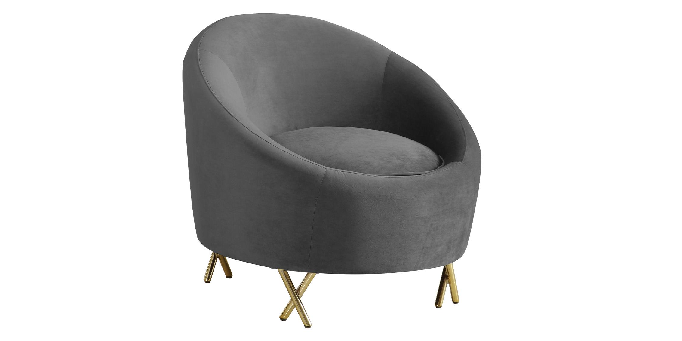 

        
Meridian Furniture SERPENTINE 679Grey-C-Set-2 Arm Chair Set Gray Velvet 704831400694
