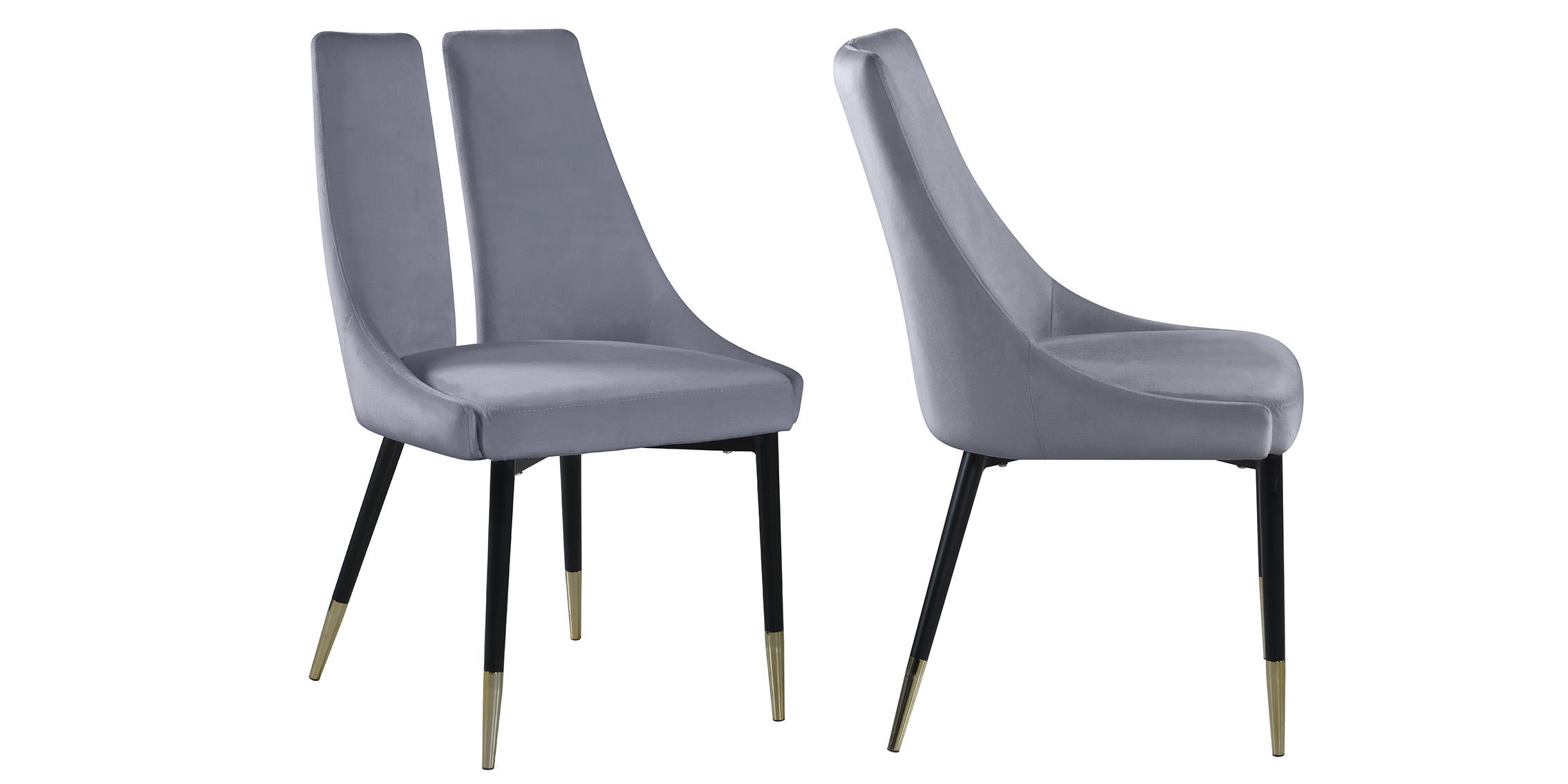 

    
Meridian Furniture SLEEK 944Grey-C Dining Chair Set Gray/Gold 944Grey-C
