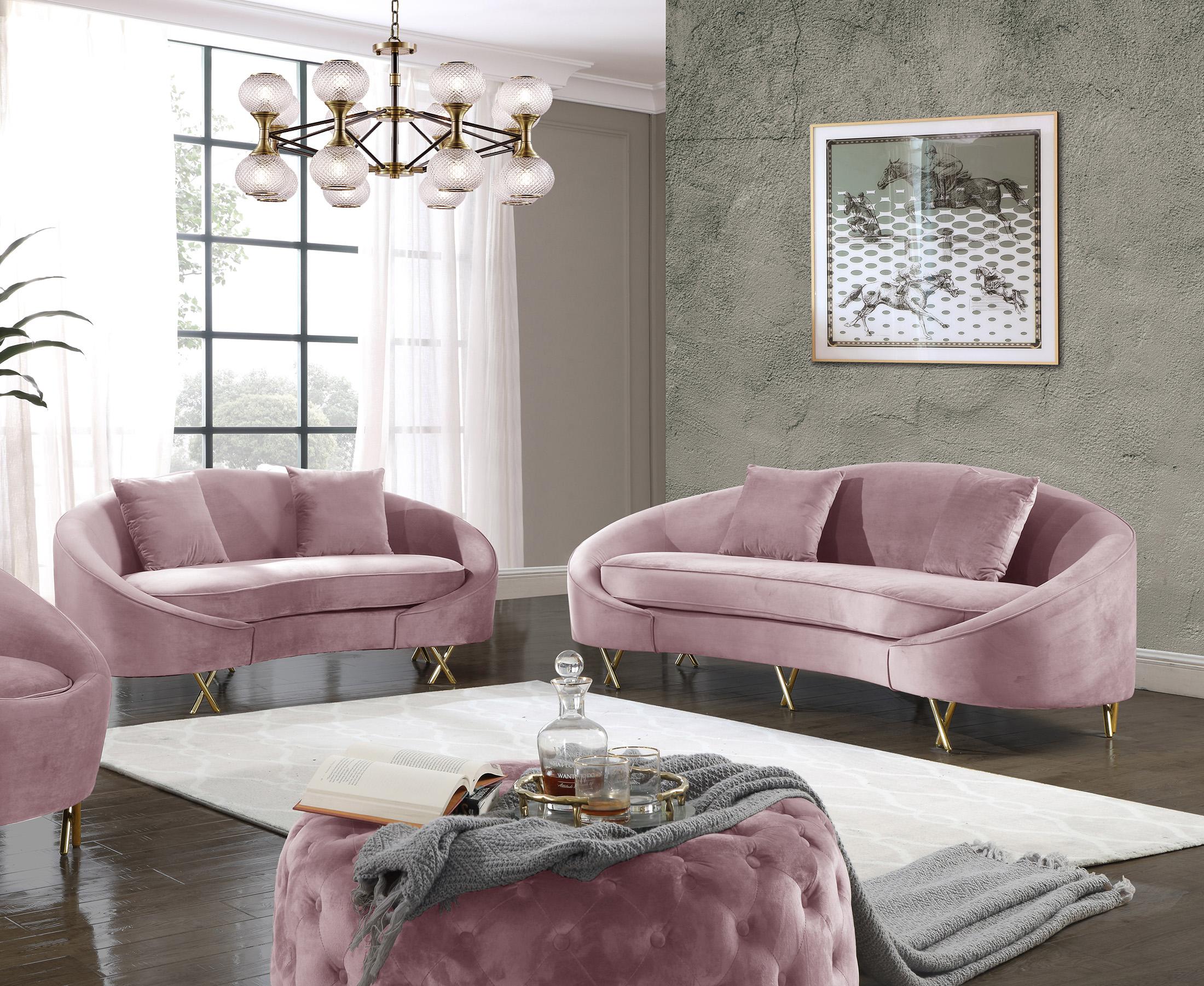 

        
Meridian Furniture SERPENTINE 679Pink-S Sofa Pink Velvet 704831400731
