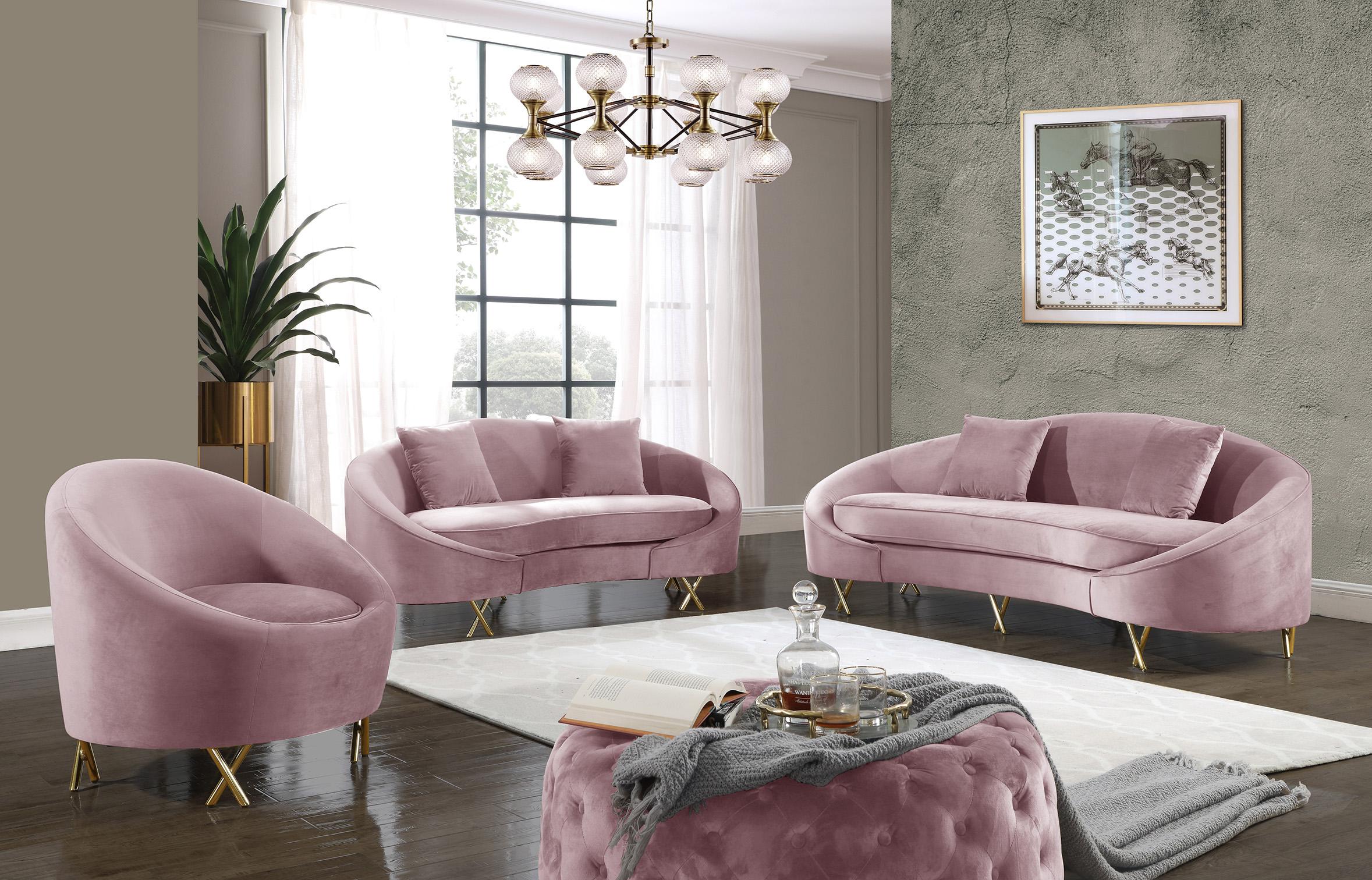 

    
679Pink-S Meridian Furniture Sofa
