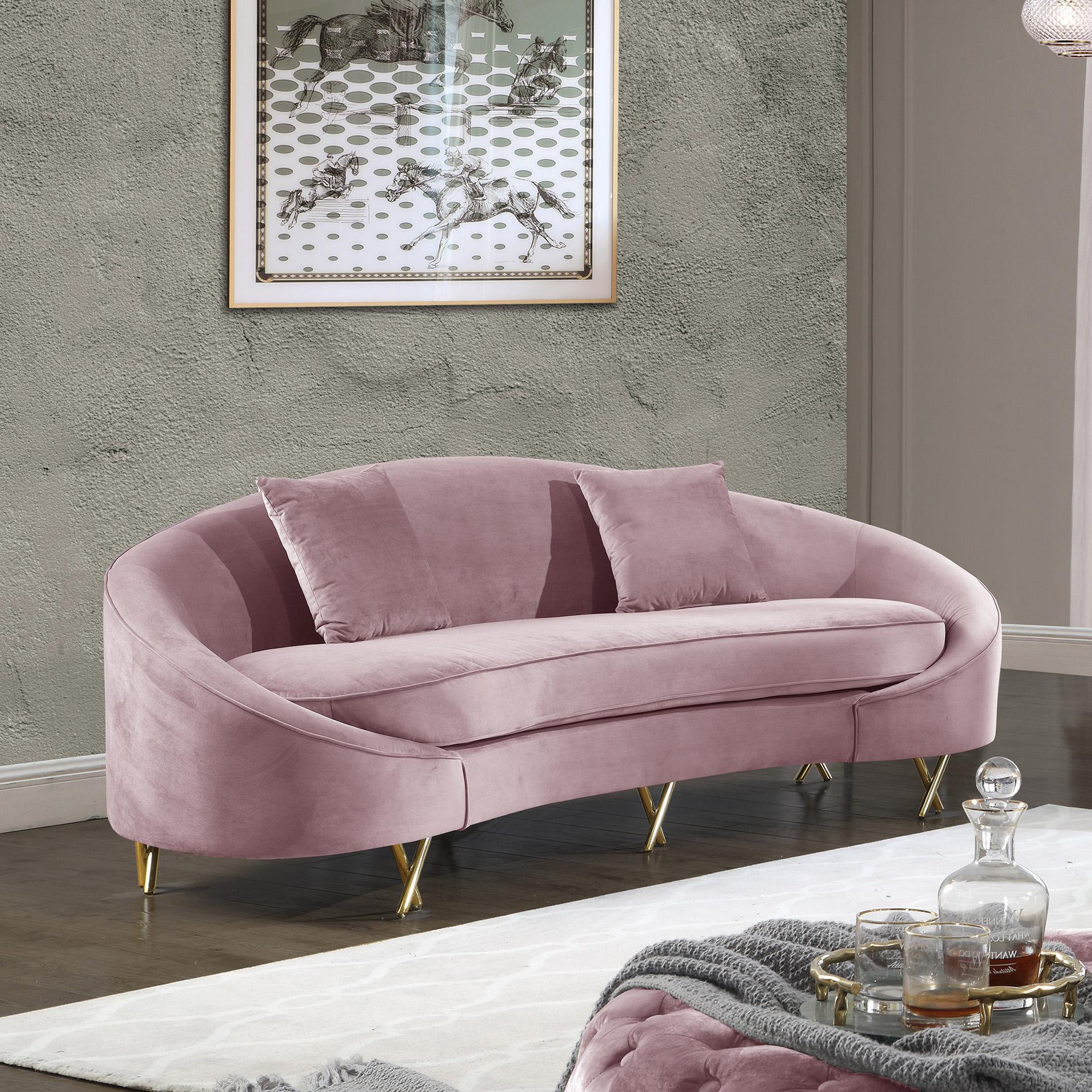 

    
Meridian Furniture SERPENTINE 679Pink-S Sofa Pink 679Pink-S
