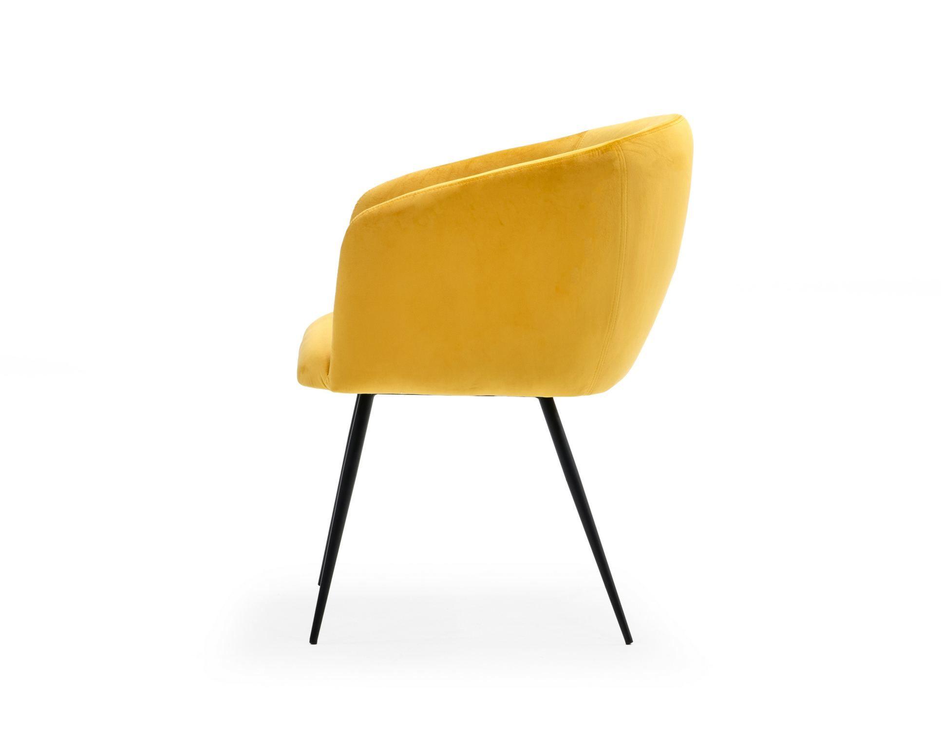 

    
VGYFDC1041-YEL-DC-Set-2 Glam Yellow Velvet Dining Chair Set 2Pcs Modrest Luzerne VIG Modern Contemporary
