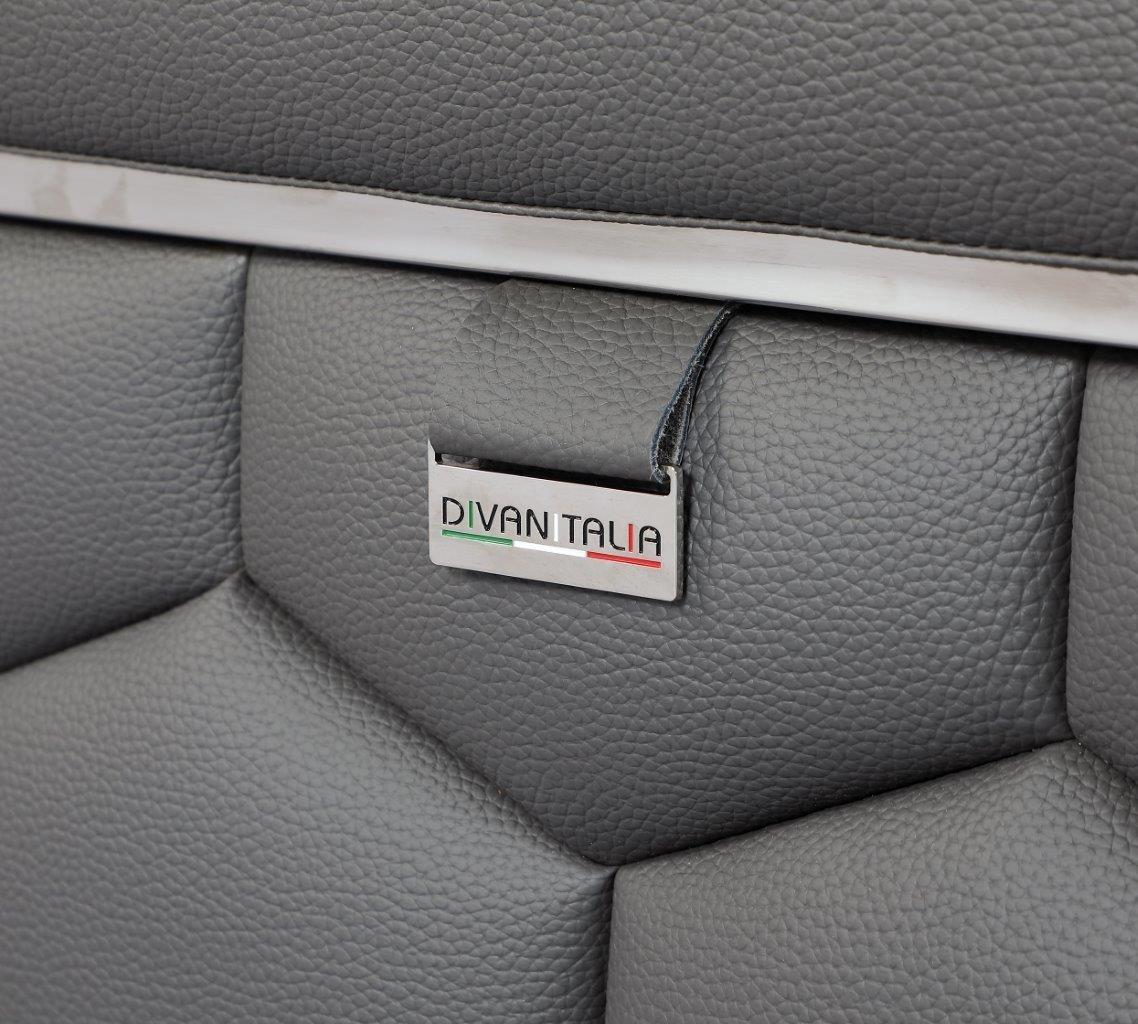 

    
692-DARK_GRAY-S DARK GRAY Genuine Italian Leather Sofa Contemporary 692 Global United
