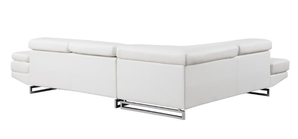 

        
Global United 8136 Sectional Sofa White Bonded Leather 00083398860210
