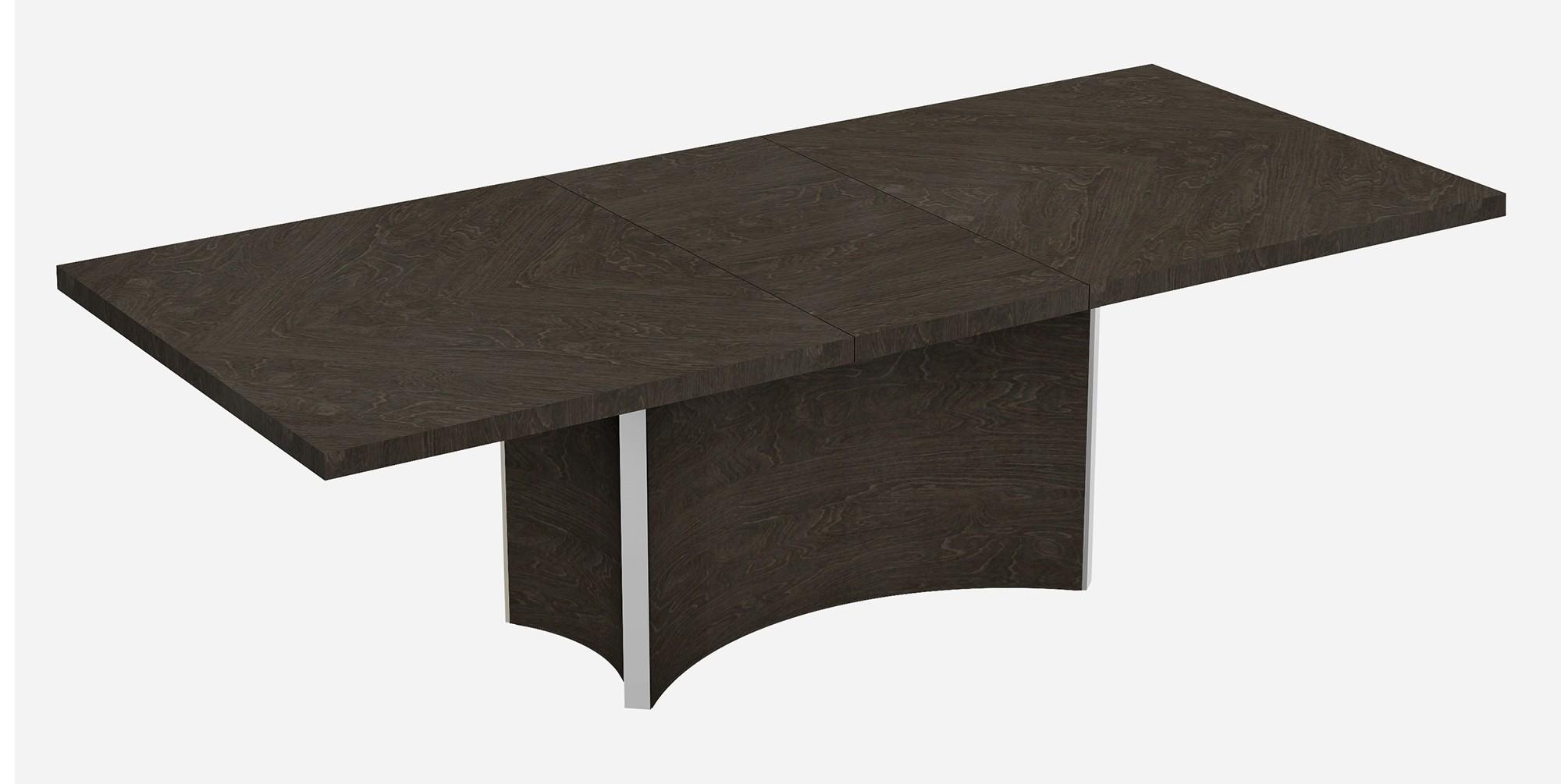 

    
Gray High Gloss Finish Rectangle Dining Table Contemporary D845 Global United
