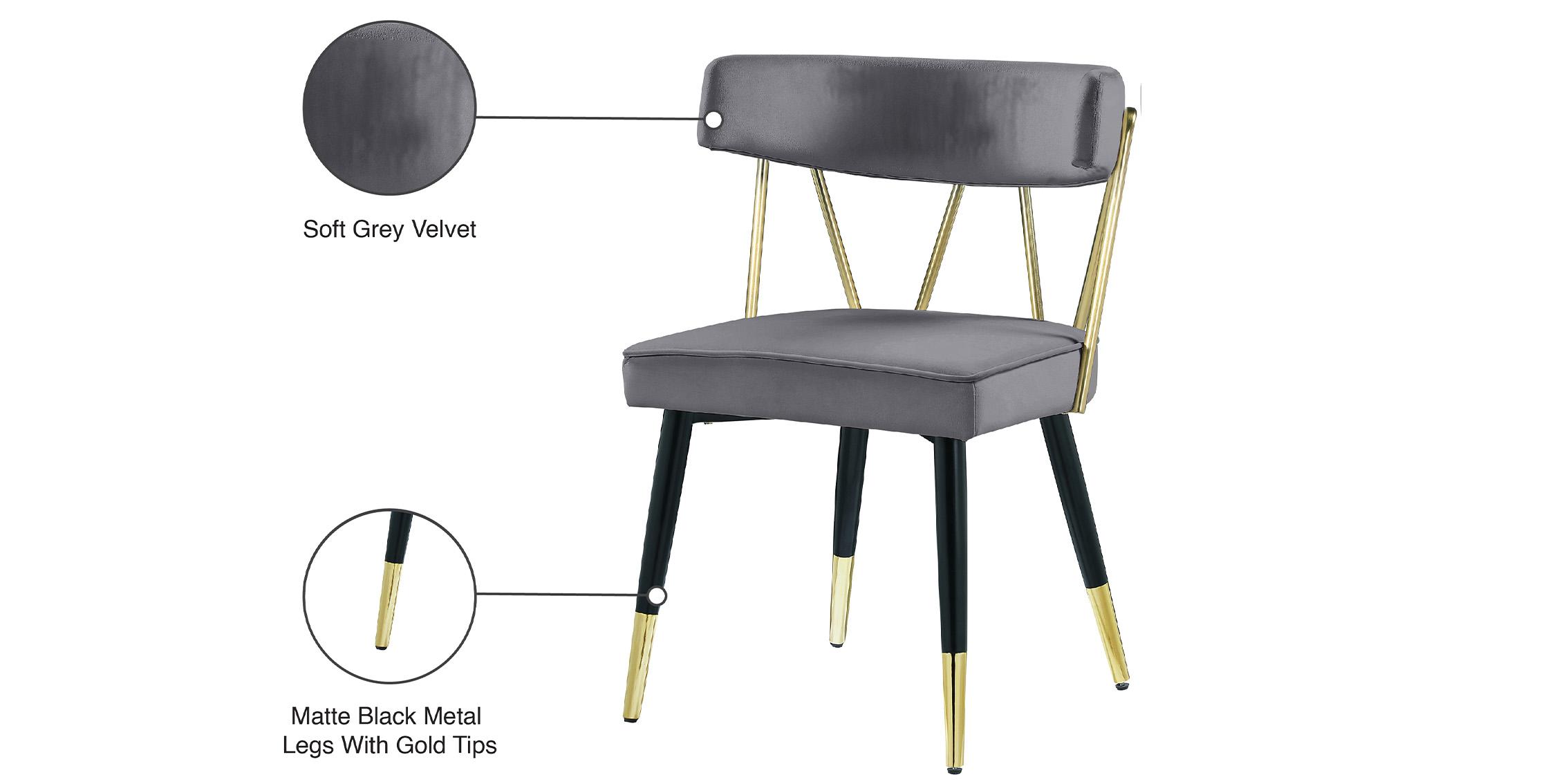 

    
854Grey-C Meridian Furniture Dining Chair Set
