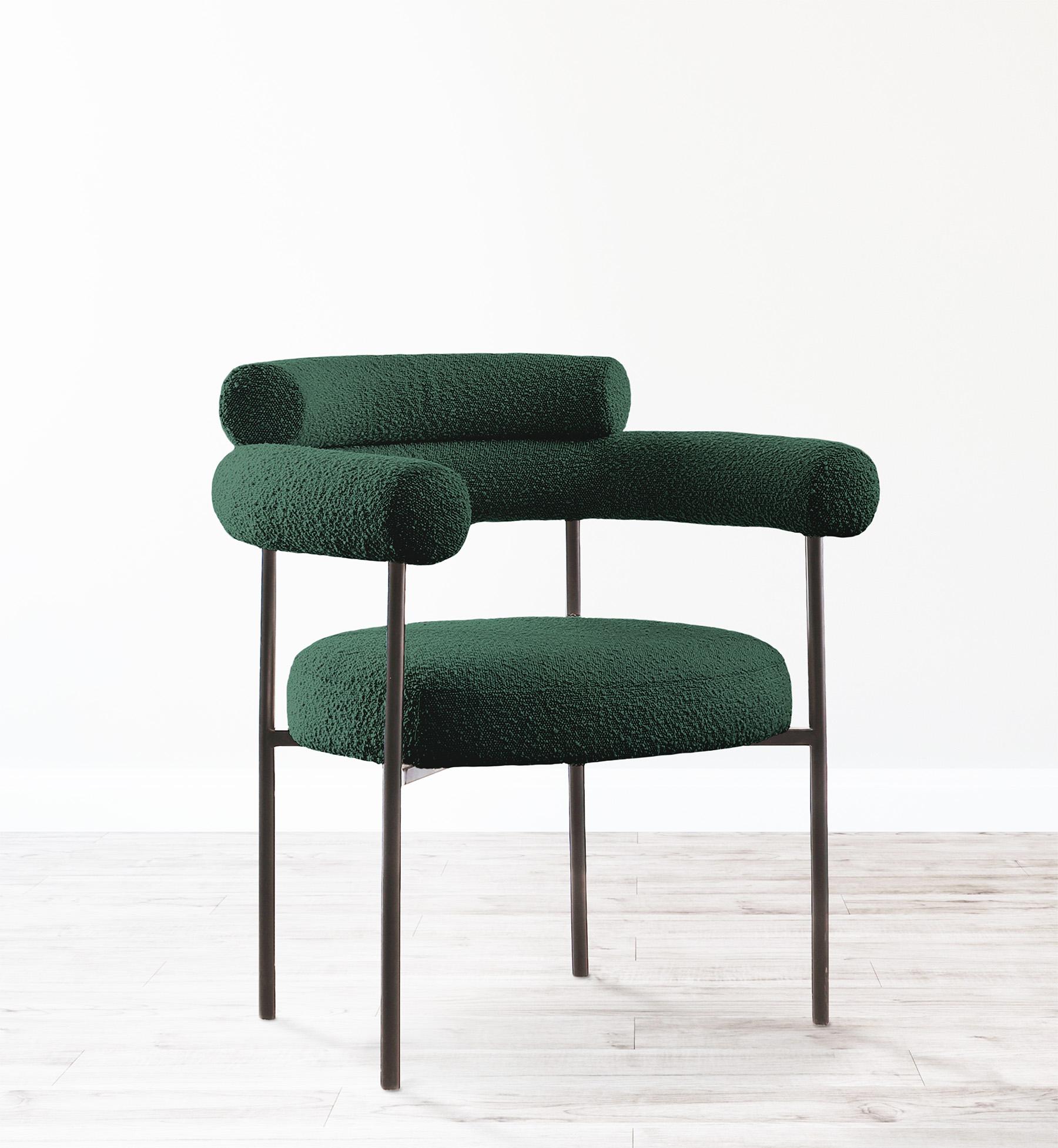 

        
Meridian Furniture BLAKE 879Green-C Dining Chair Set Green Boucle Fabric 94308265223
