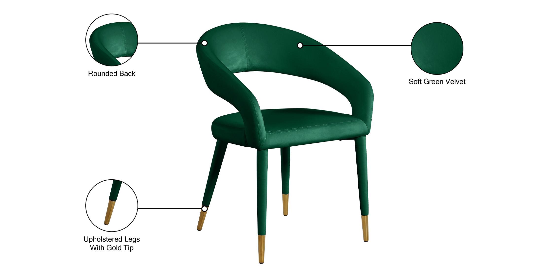 

    
537Green-C-Set-2 Meridian Furniture Dining Chair Set
