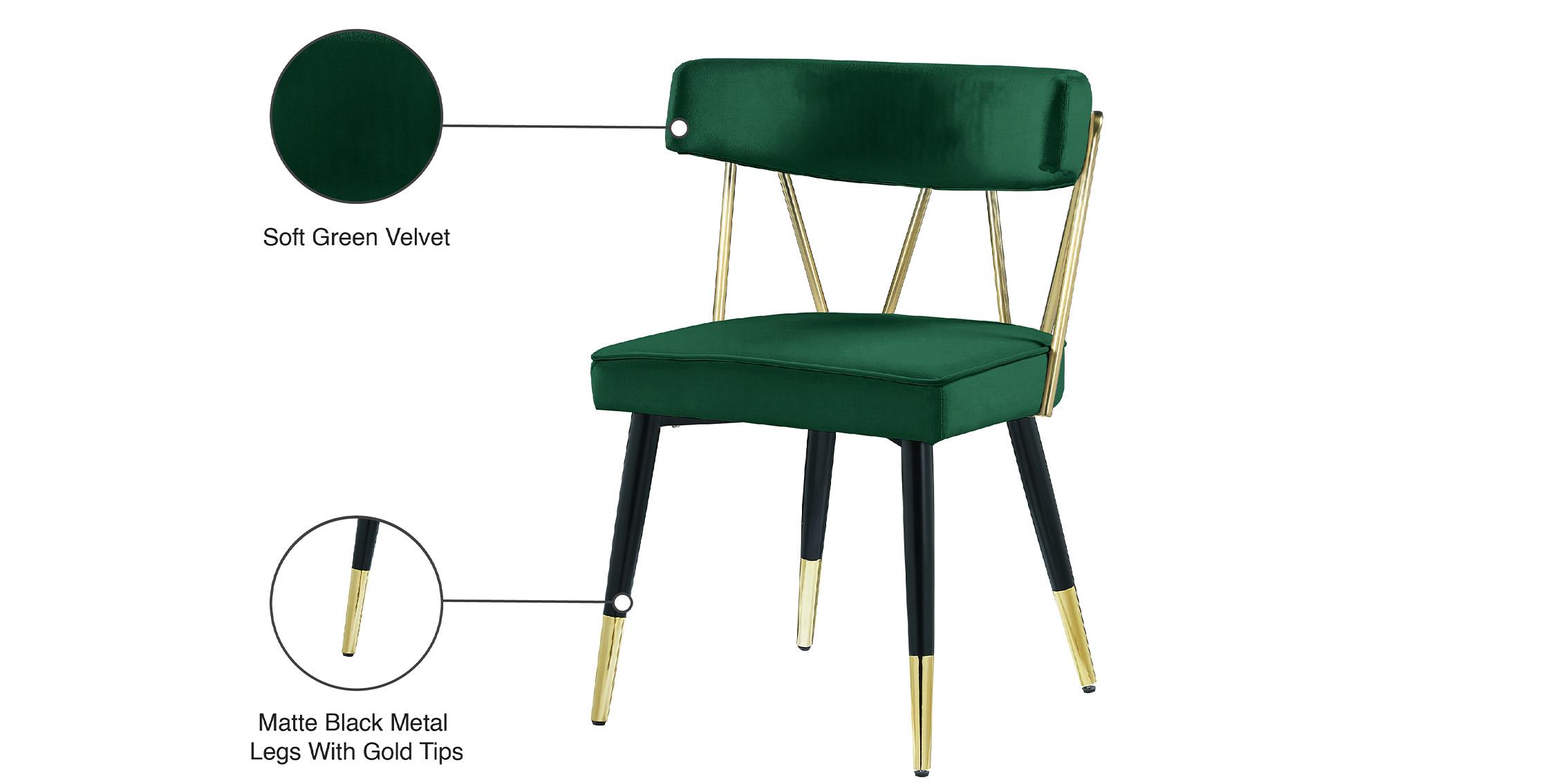 

    
854Green-C Meridian Furniture Dining Chair Set
