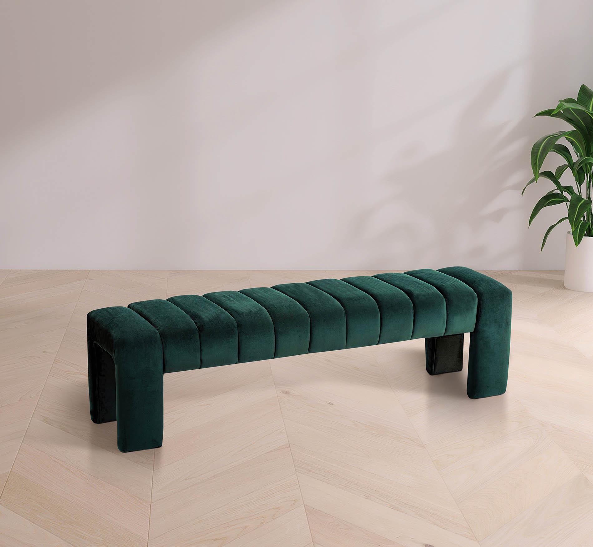 

    
Green Velvet Tufted Bench ANDAZ 443Green Meridian Contemporary Modern
