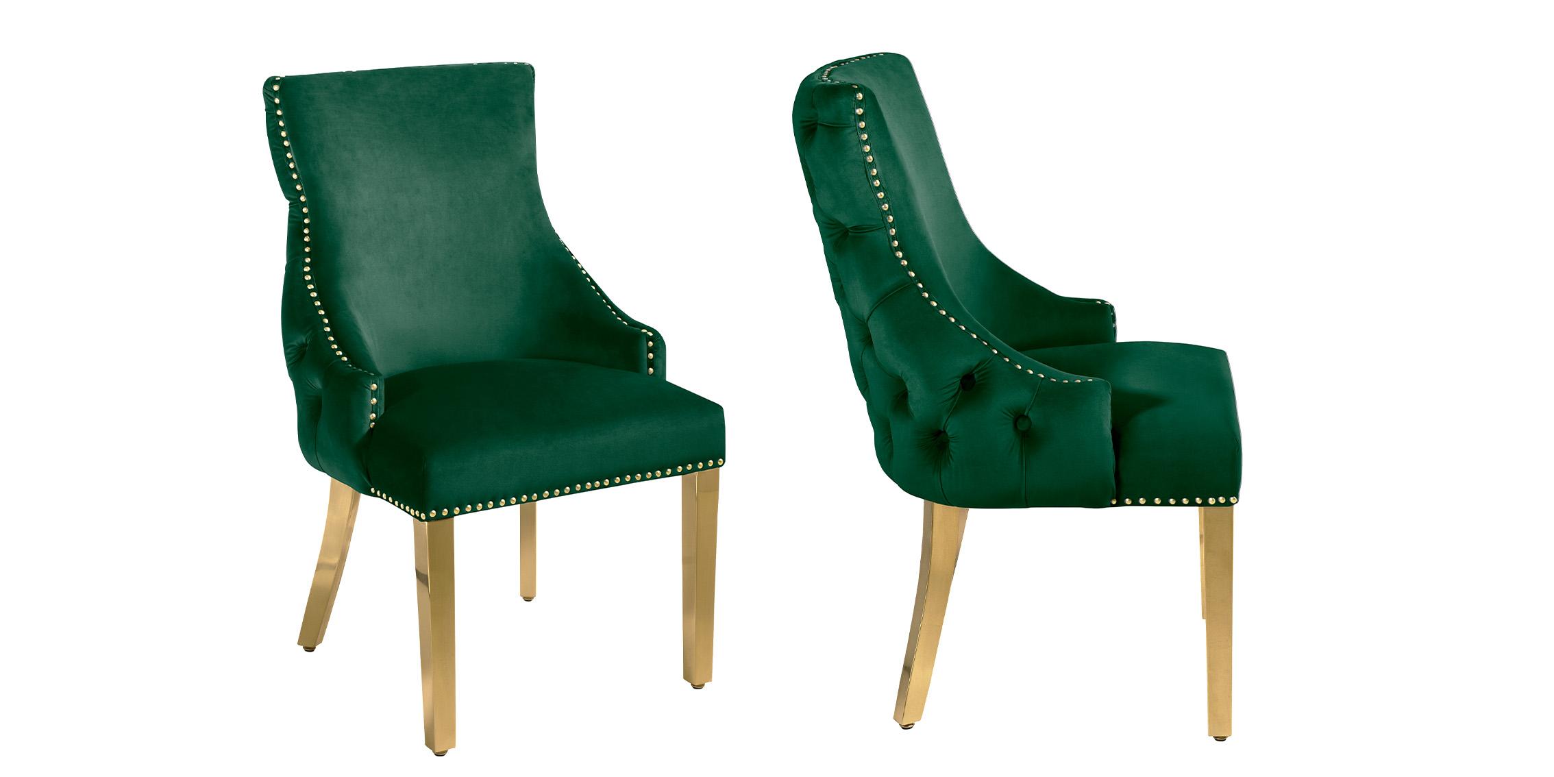 

    
Meridian Furniture TUFT 730Green-C Dining Chair Set Green/Gold 730Green-C
