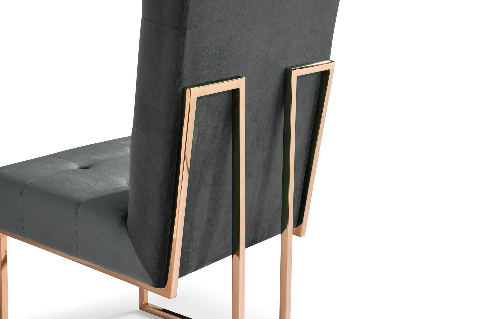 

                    
VIG Furniture Legend Dining Chair Set Gray/Gold Velvet Purchase 
