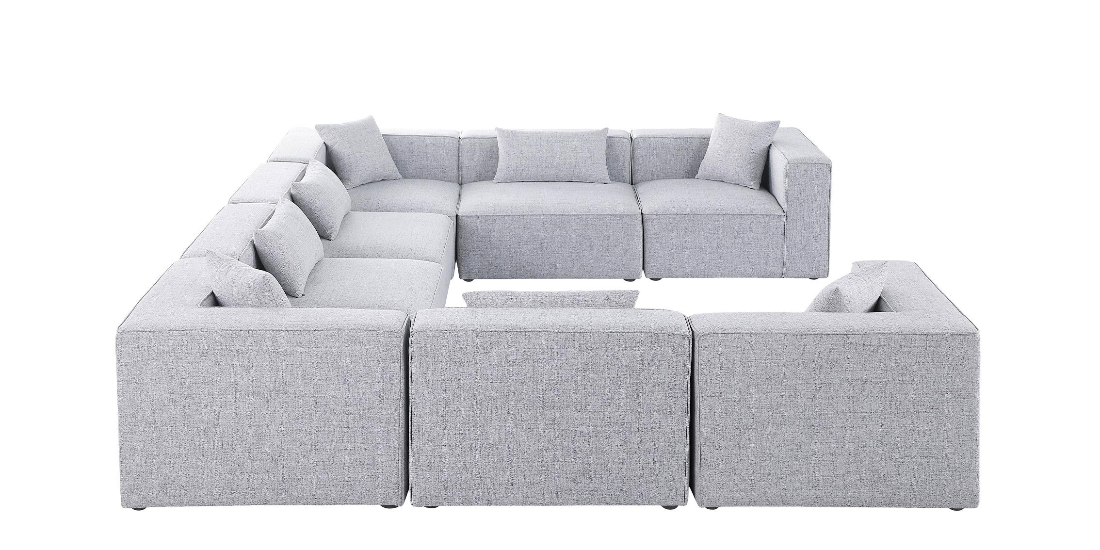 

    
630Grey-Sec8A Meridian Furniture Modular Sectional Sofa
