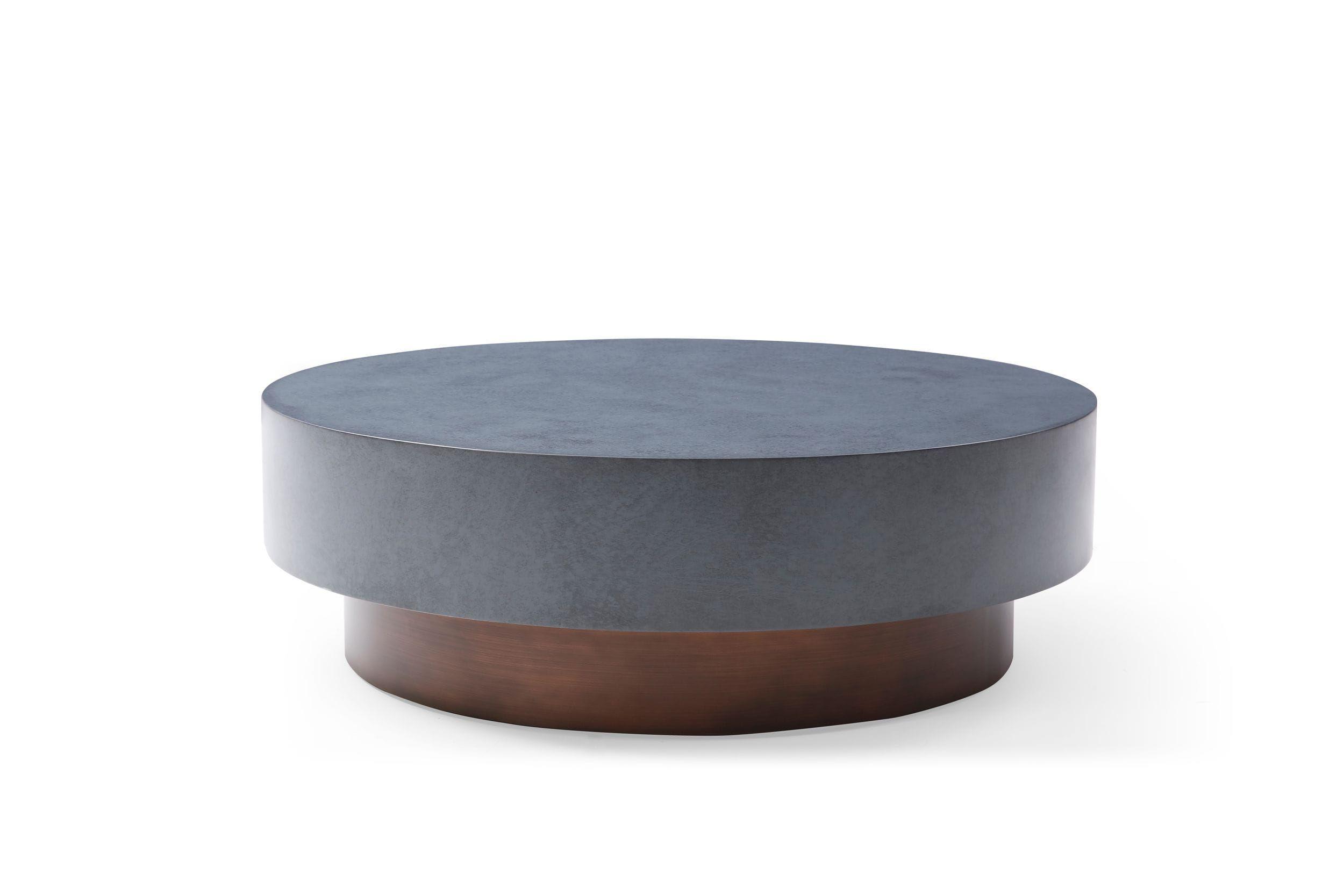 Contemporary, Modern Coffe Table VGVCCT128-GRY-CT VGVCCT128-GRY-CT in Gray, Copper 