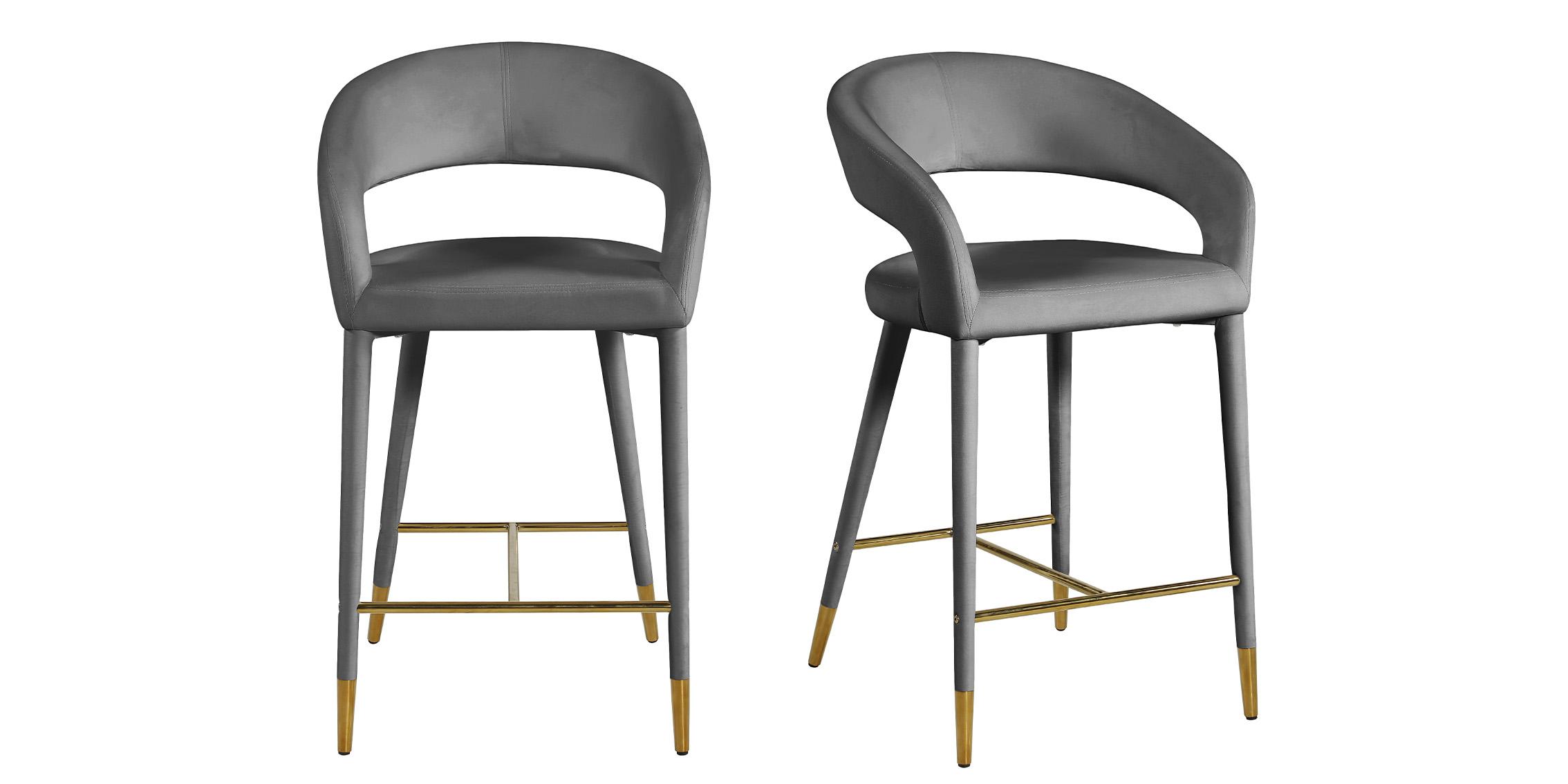 

    
Meridian Furniture DESTINY 540Grey-C Counter Stools Set Gray/Gold 540Grey-C-Set-2
