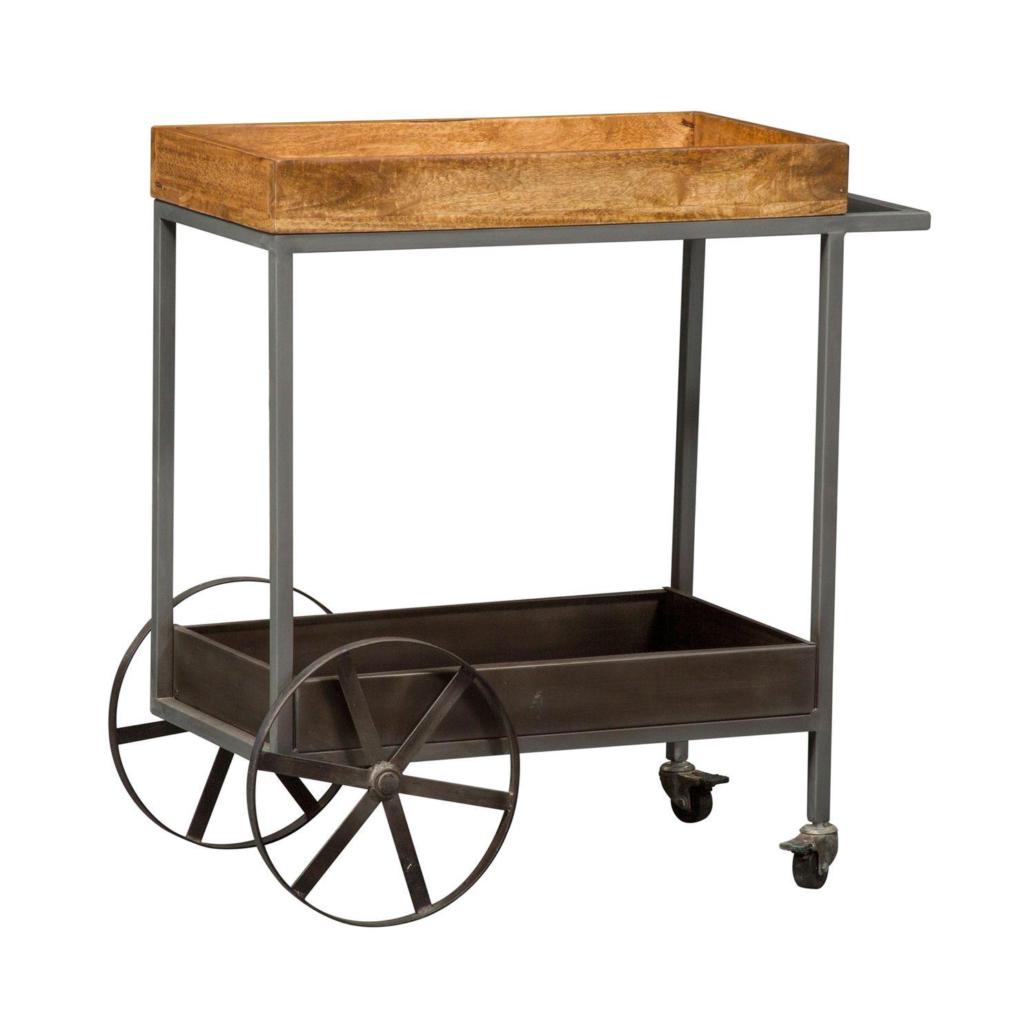 

    
Hand Painted Metal Shelf & Frame Accent Bar Trolley Raven Liberty Furniture

