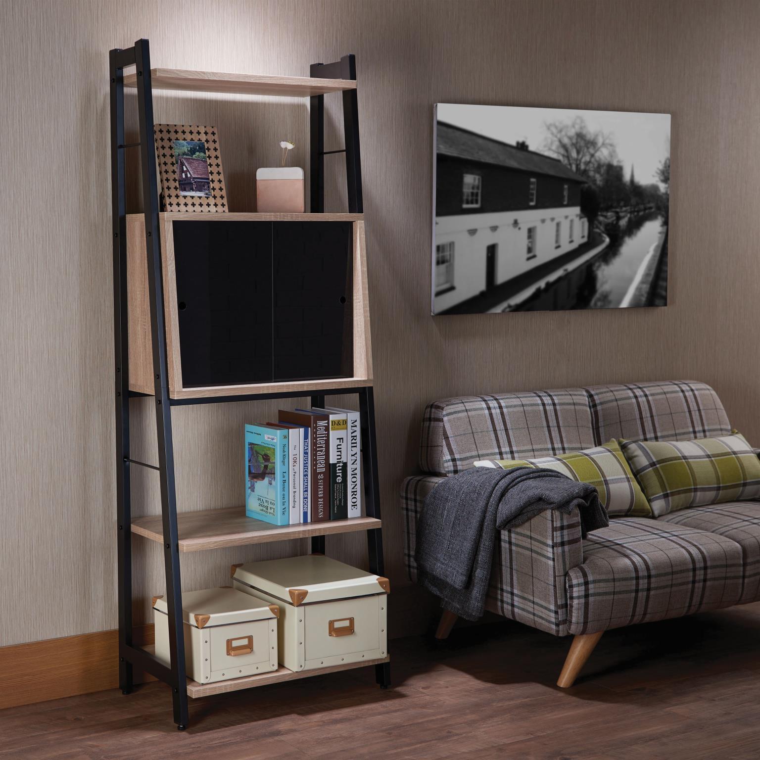

        
Acme Furniture Finis Bookcases Oak/Black  00840412115394

