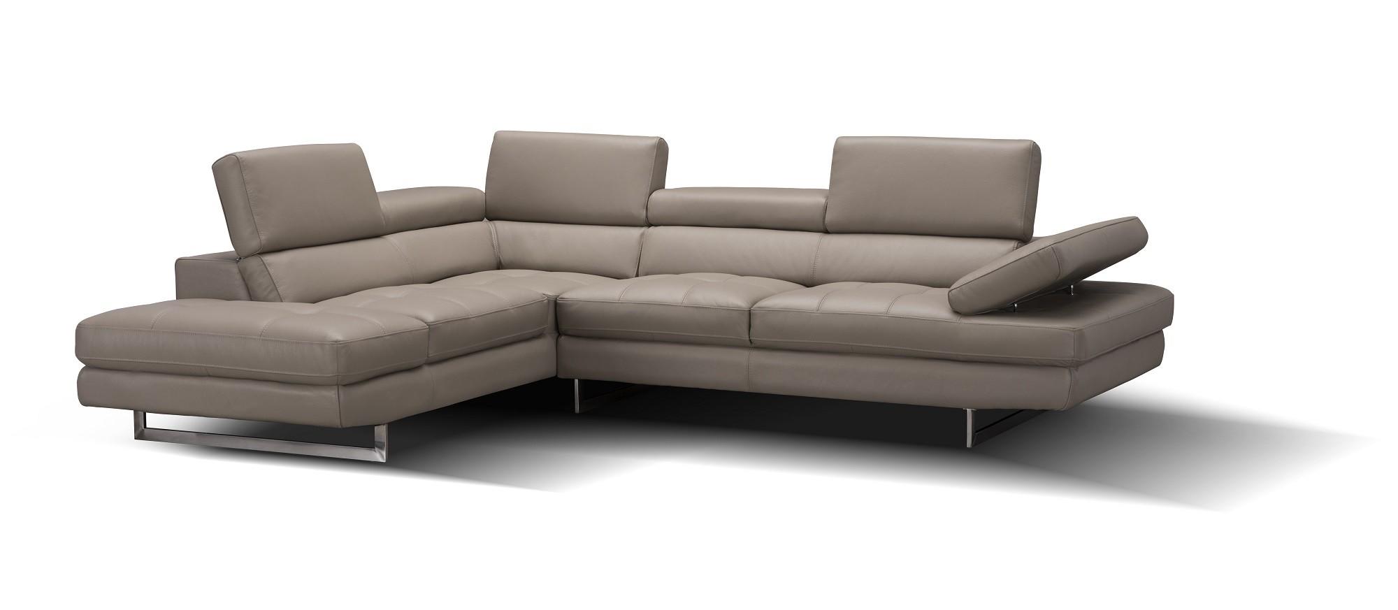 Contemporary Sectional Sofa A761 SKU1785523 in Tan Italian Leather