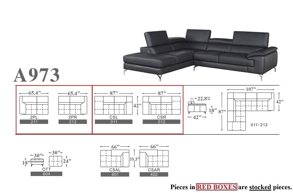 

                    
J&M Furniture A973 Sectional Sofa Gray Leather Purchase 
