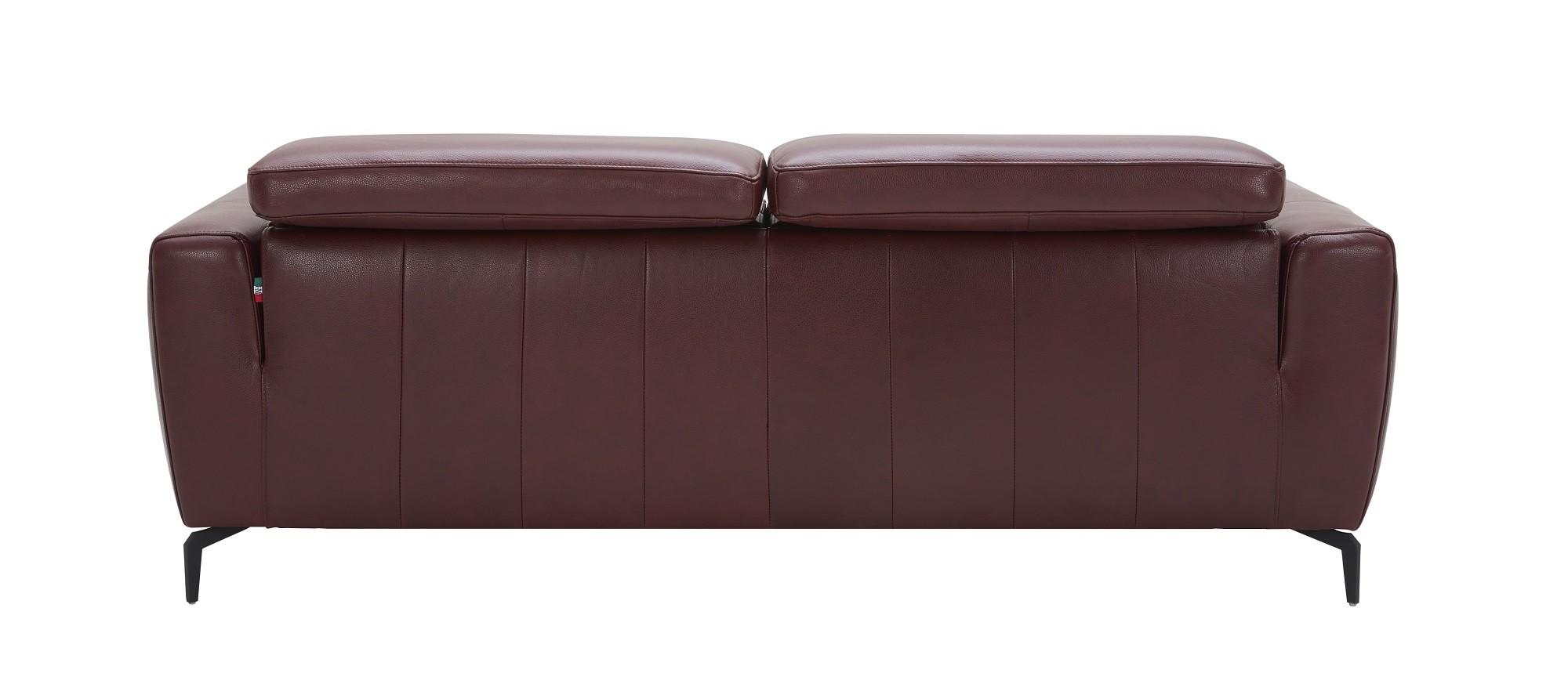 

                    
J&M Furniture Lorenzo MERLOT Sofa recliner Merlot Italian Leather Purchase 

