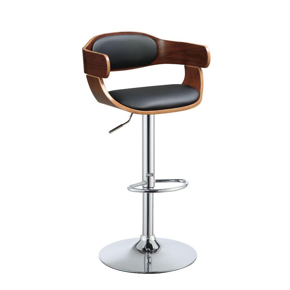 Transitional Bar Stool Louis BS553 in Black 