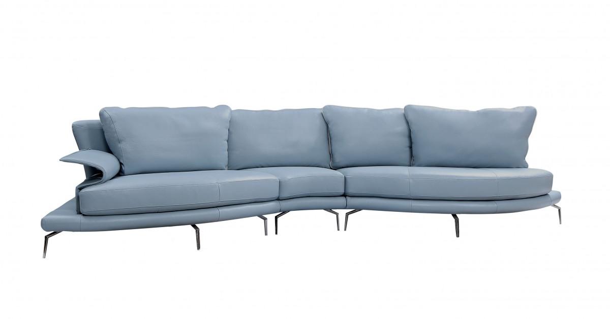 

    
Luxury Blue & White Sectional Sofa VIG Divani Casa Andover Contemporary
