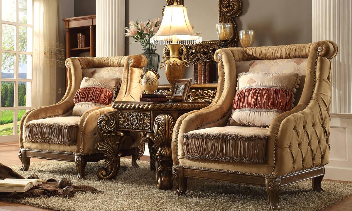 

    
Van Dyke Brown Fabric Sectional Sofa Set 6Pcs Traditional Homey Design HD-458
