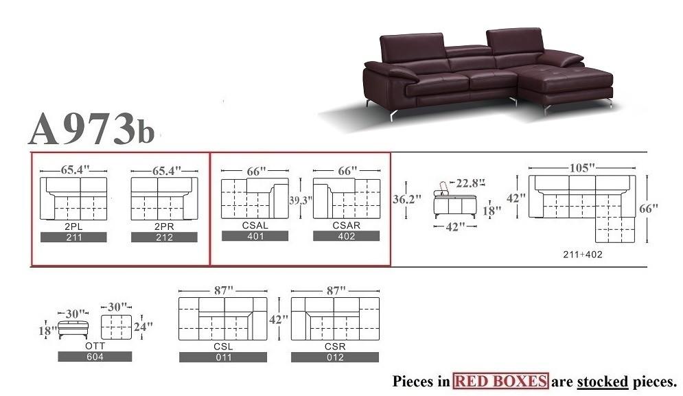 

    
SKU 179066 J&M Furniture Sectional Sofa
