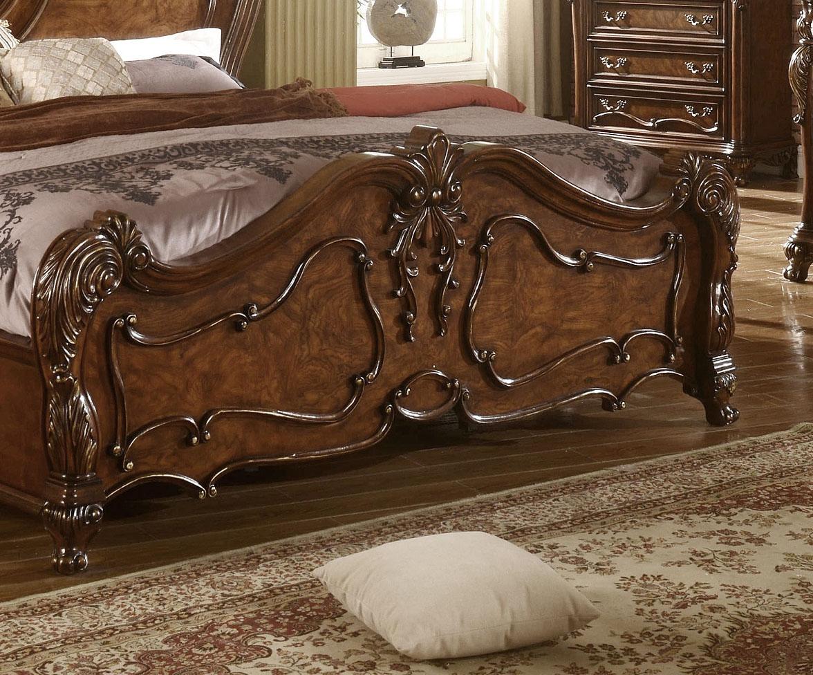 

                    
McFerran Furniture B7189 Panel Bed Oak/Cherry  Purchase 

